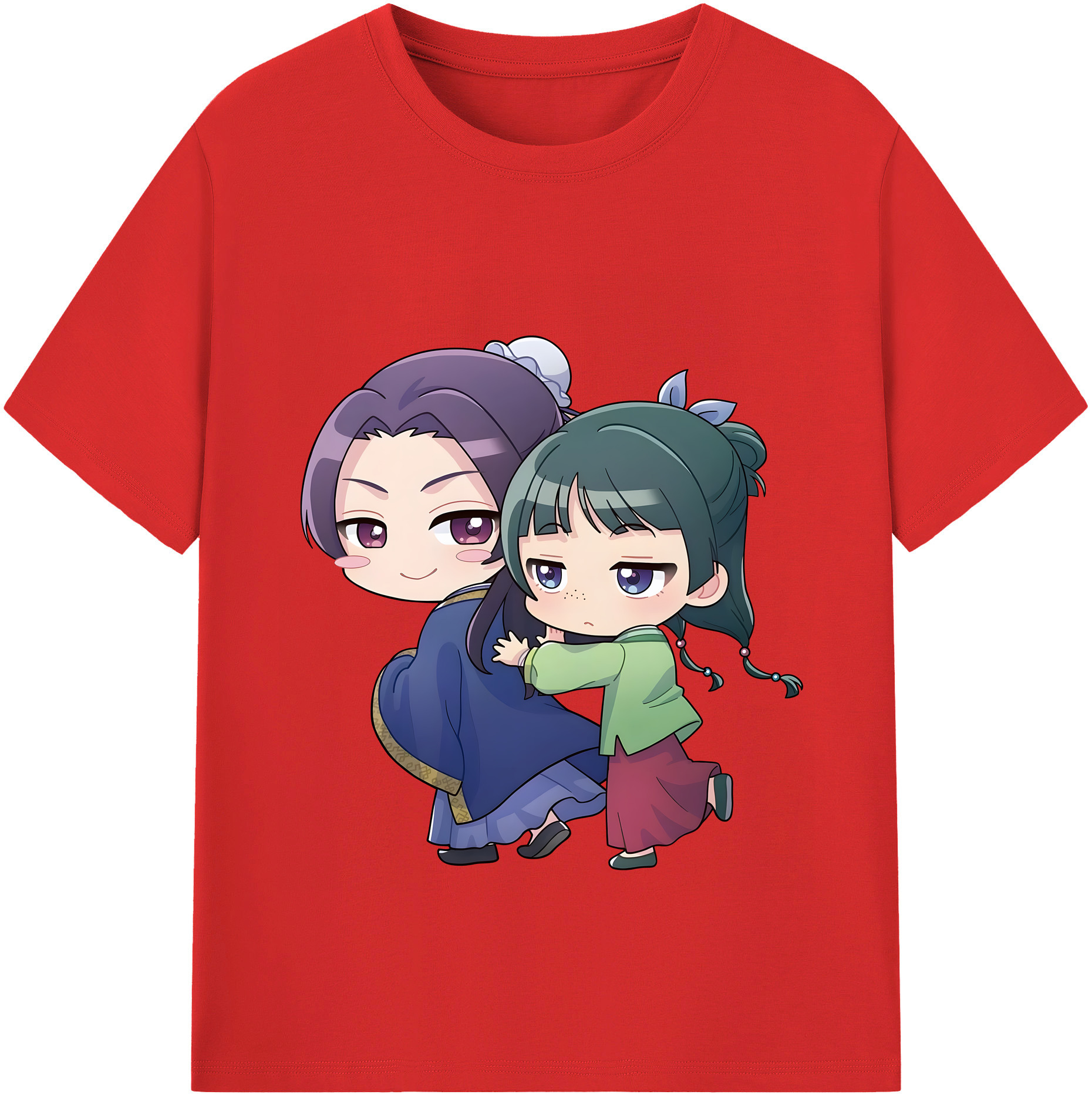 （画像用） 薬屋のひとりごと The Apothecary Diaries 綿100％半袖Tシャツ（フロントプリント）