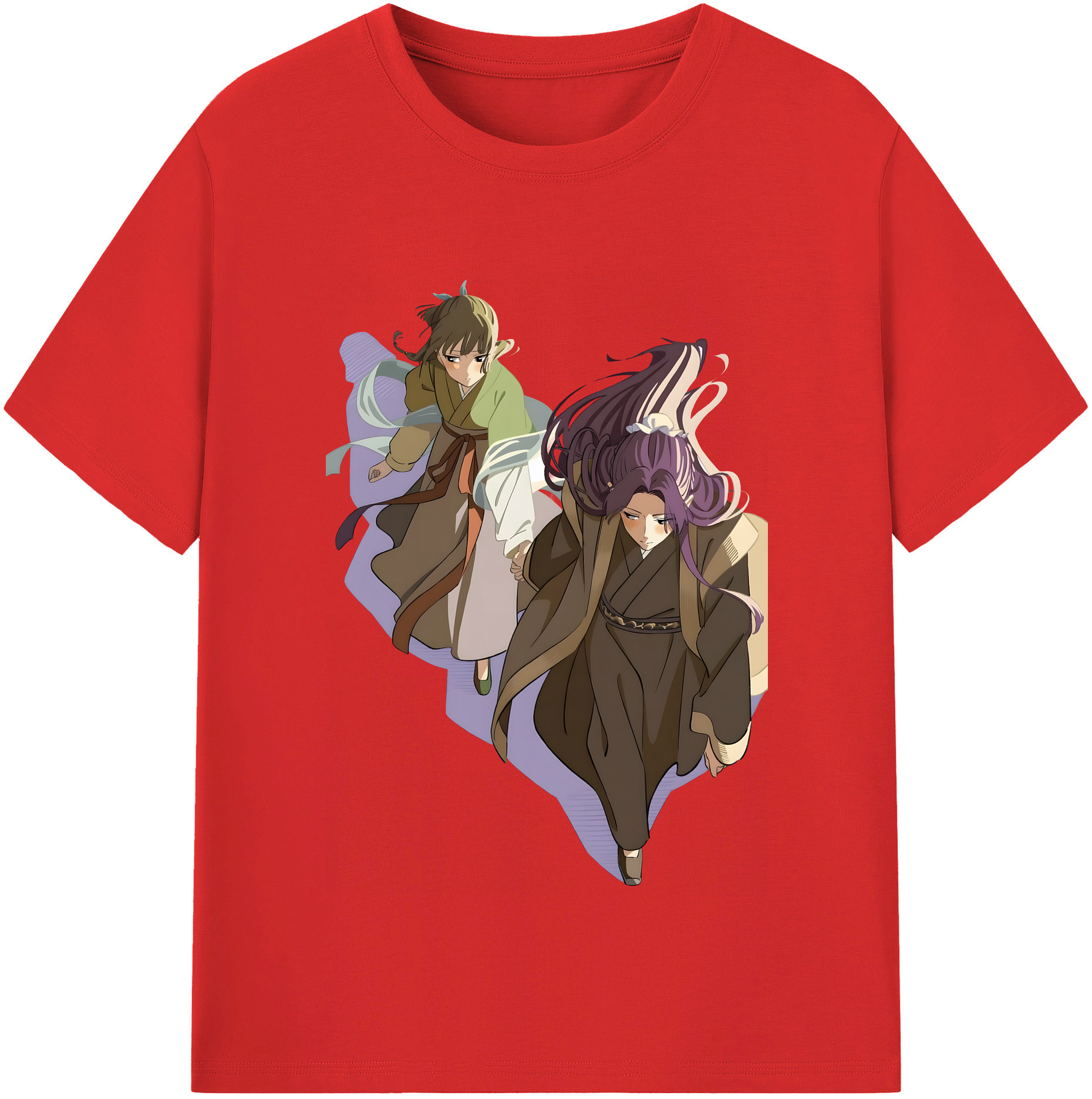 （画像用） 薬屋のひとりごと The Apothecary Diaries 綿100％半袖Tシャツ（フロントプリント）