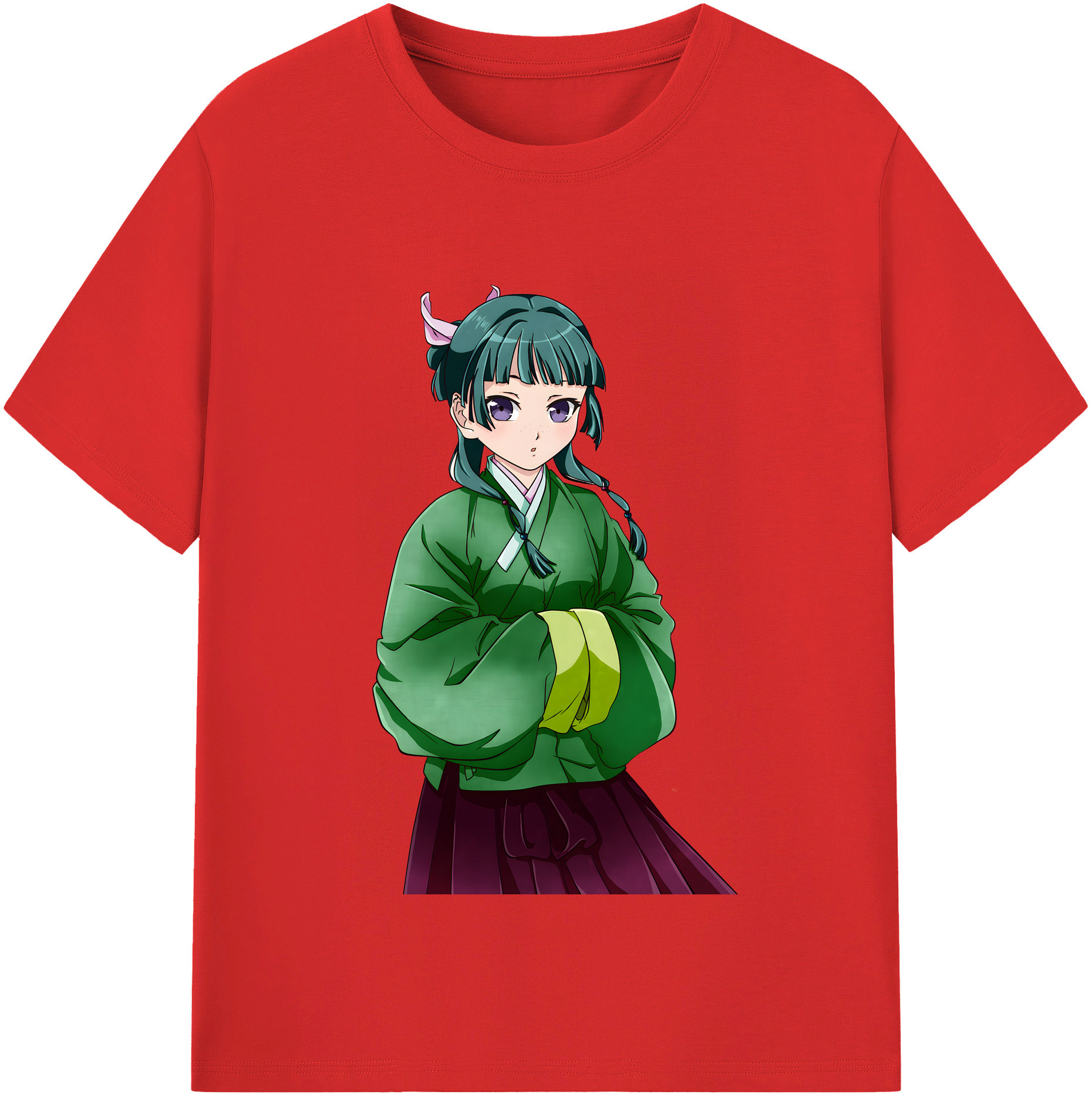 （画像用） 薬屋のひとりごと The Apothecary Diaries 綿100％半袖Tシャツ（フロントプリント）