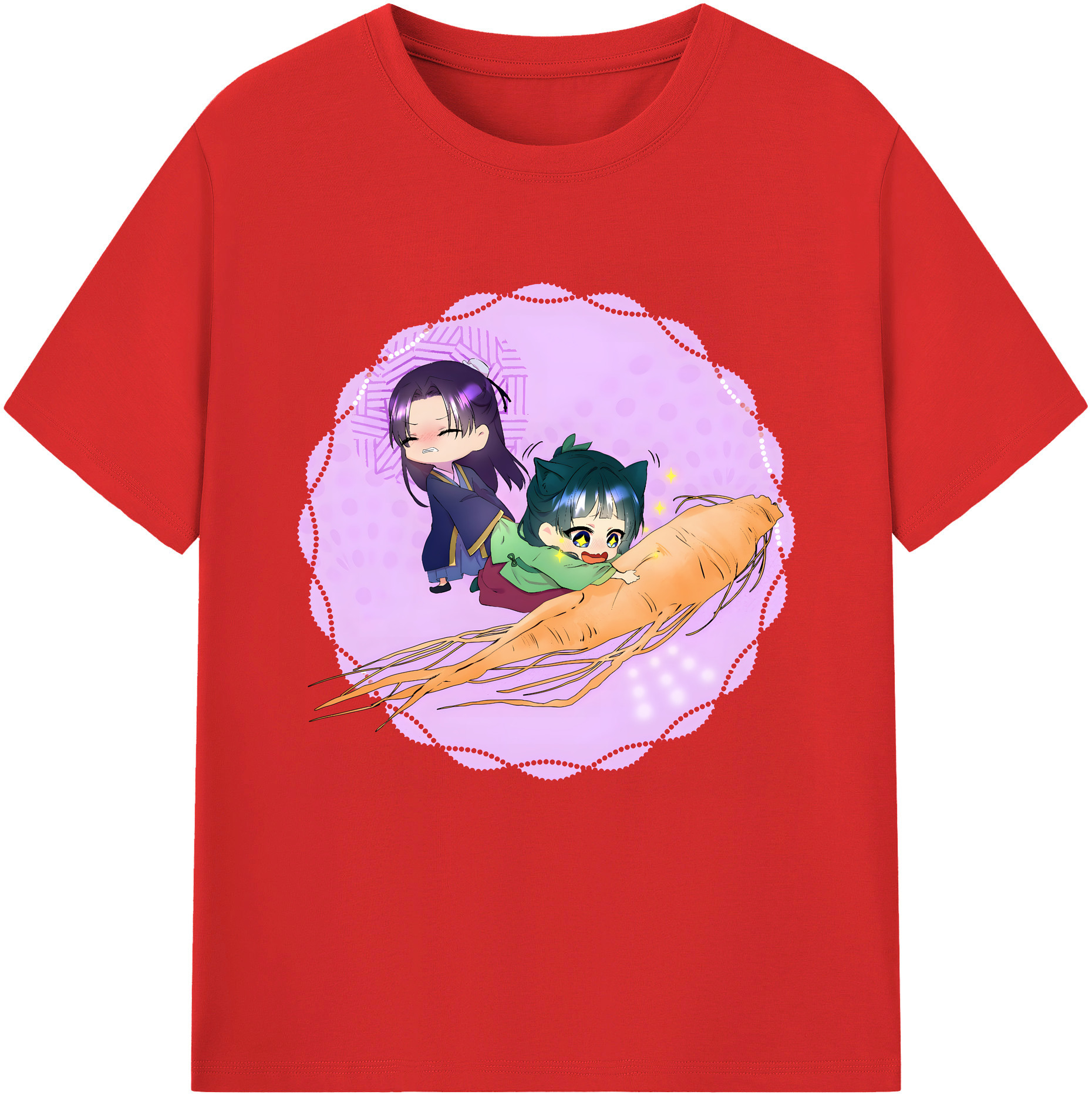 （画像用） 薬屋のひとりごと The Apothecary Diaries 綿100％半袖Tシャツ（フロントプリント）