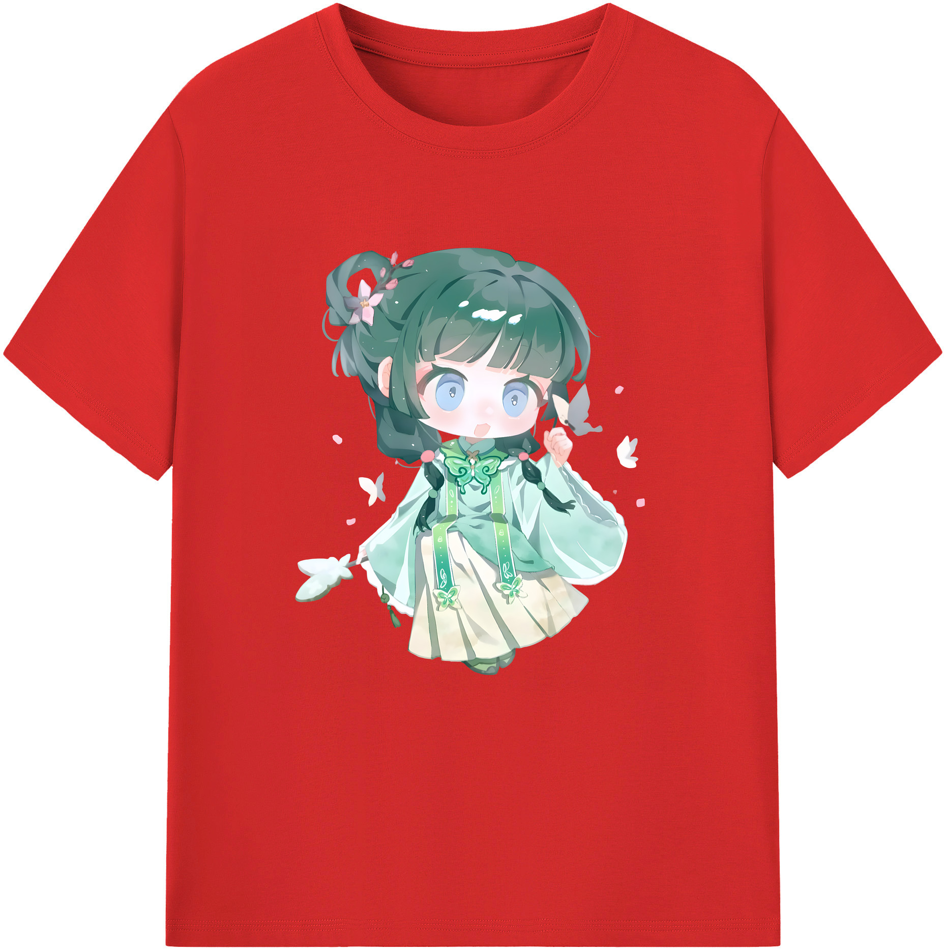 （画像用） 薬屋のひとりごと The Apothecary Diaries 綿100％半袖Tシャツ（フロントプリント）
