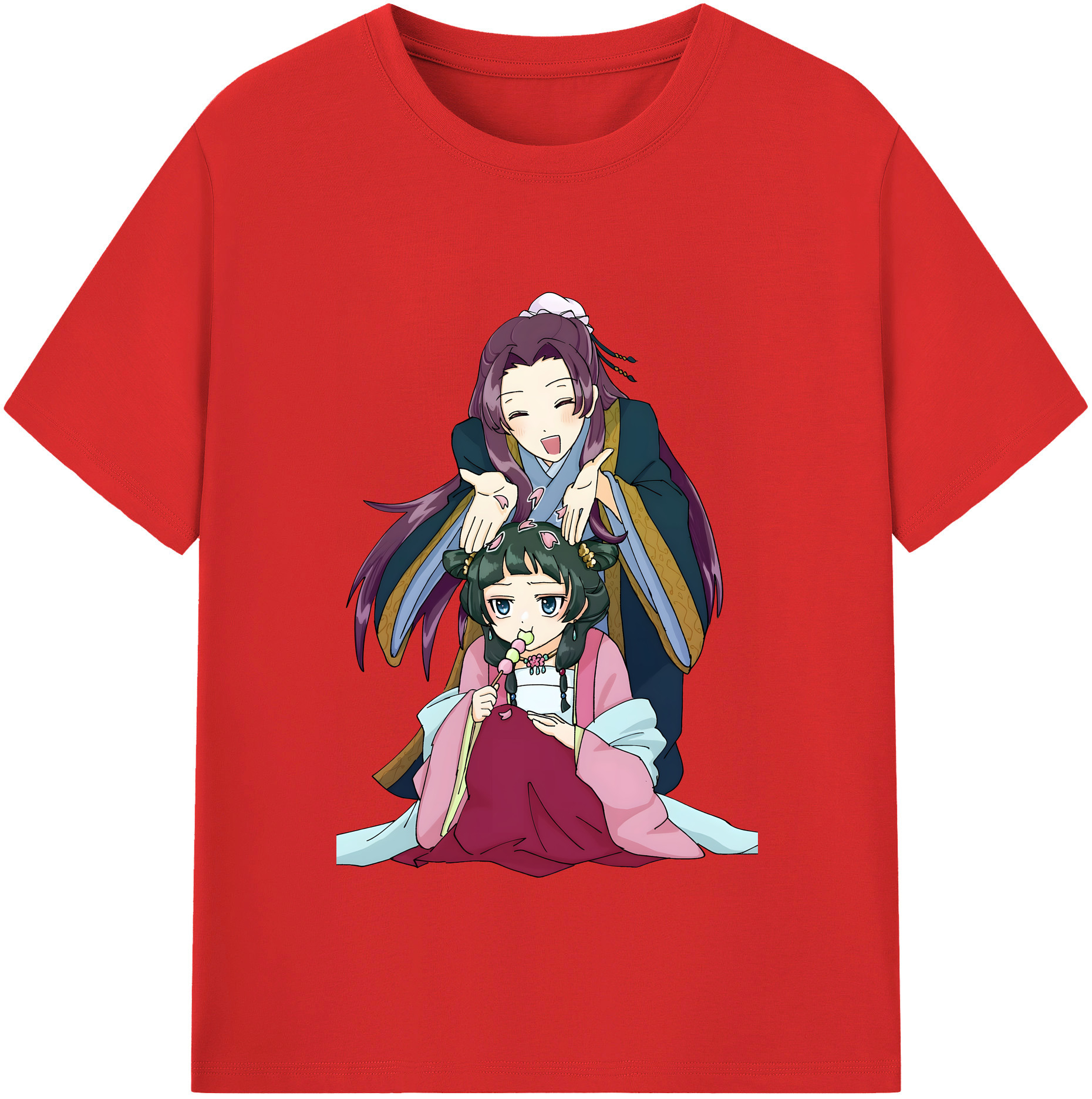 （画像用） 薬屋のひとりごと The Apothecary Diaries 綿100％半袖Tシャツ（フロントプリント）