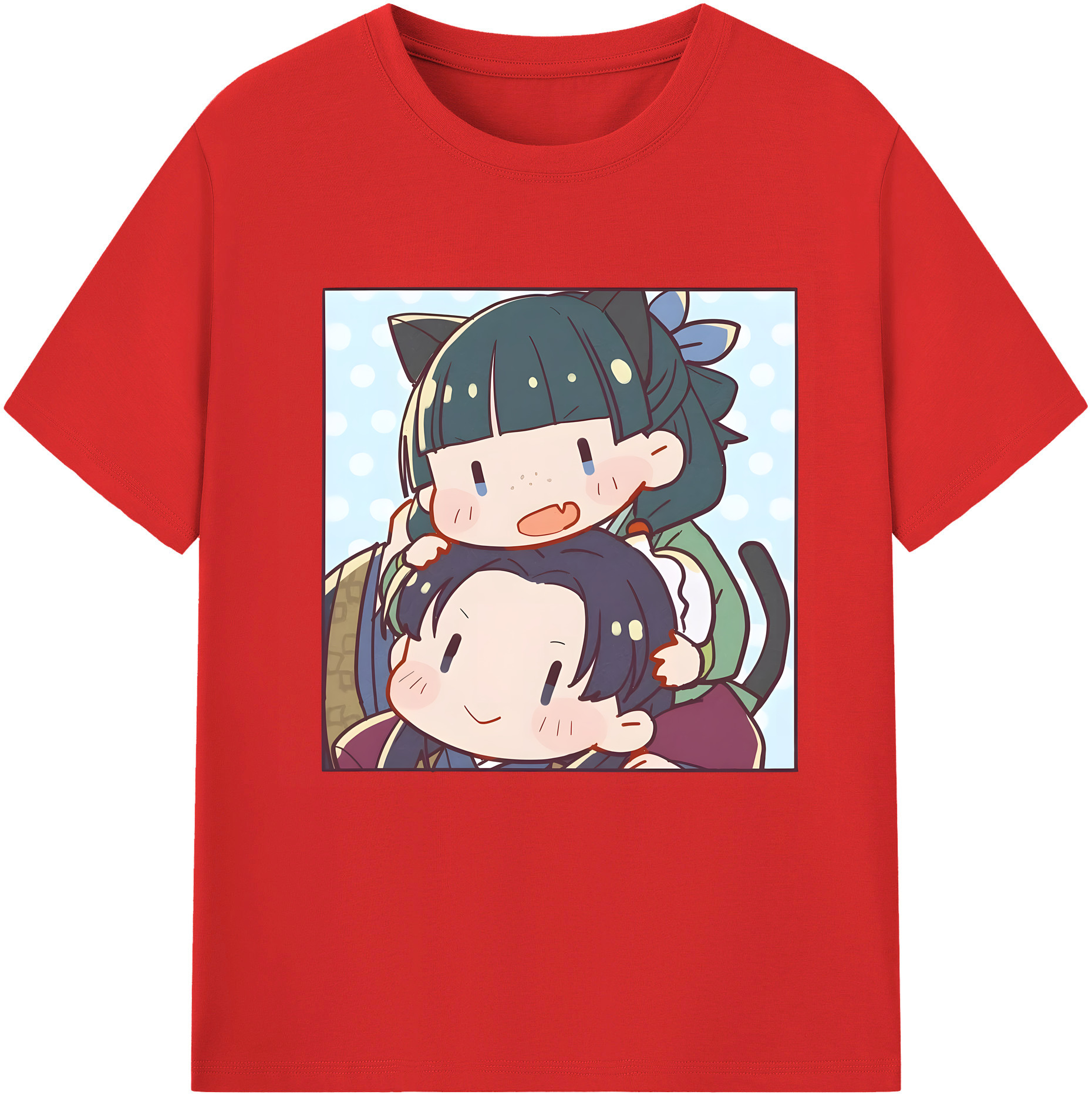 （画像用） 薬屋のひとりごと The Apothecary Diaries 綿100％半袖Tシャツ（フロントプリント）