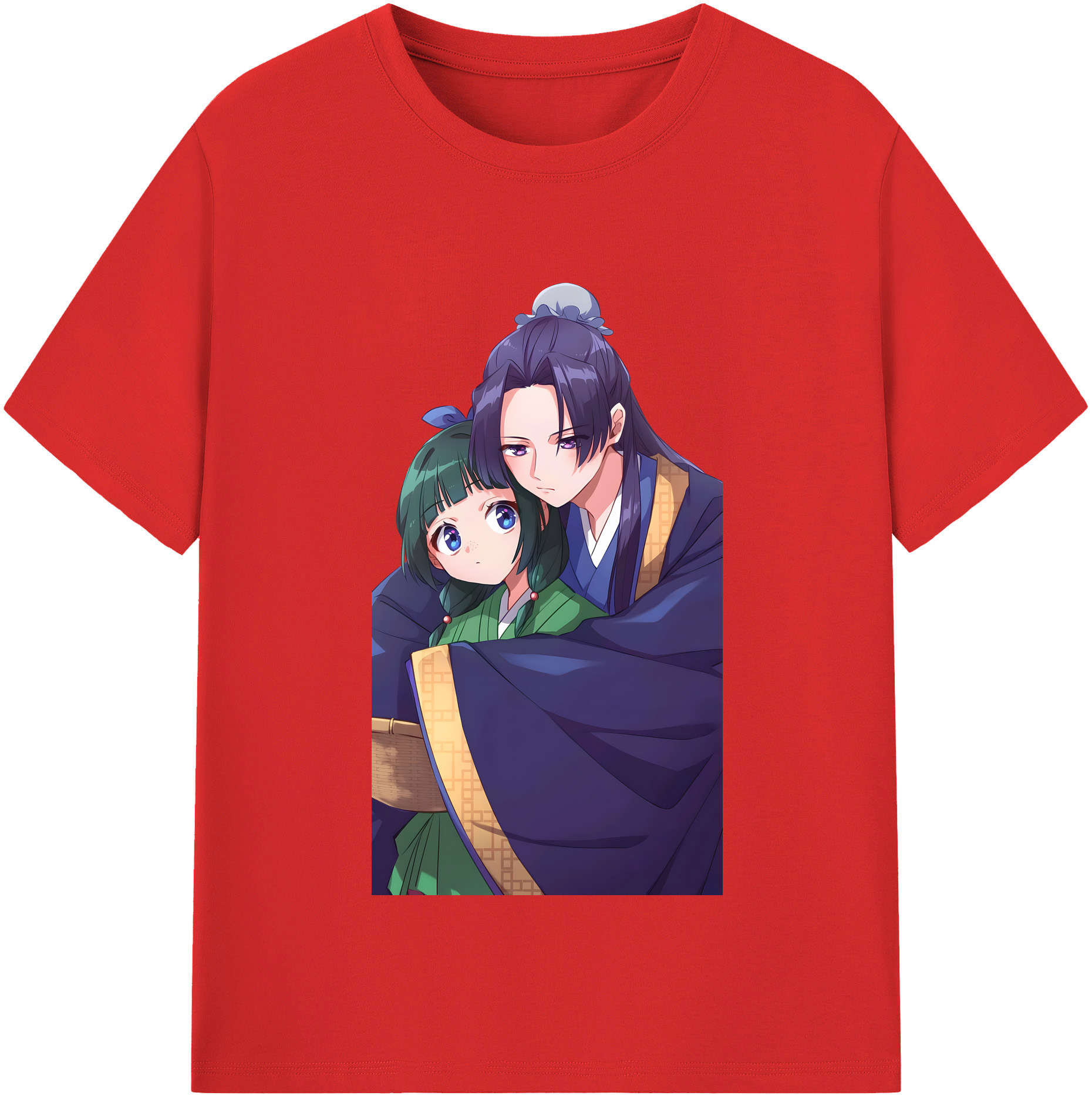 （画像用） 薬屋のひとりごと The Apothecary Diaries 綿100％半袖Tシャツ（フロントプリント）