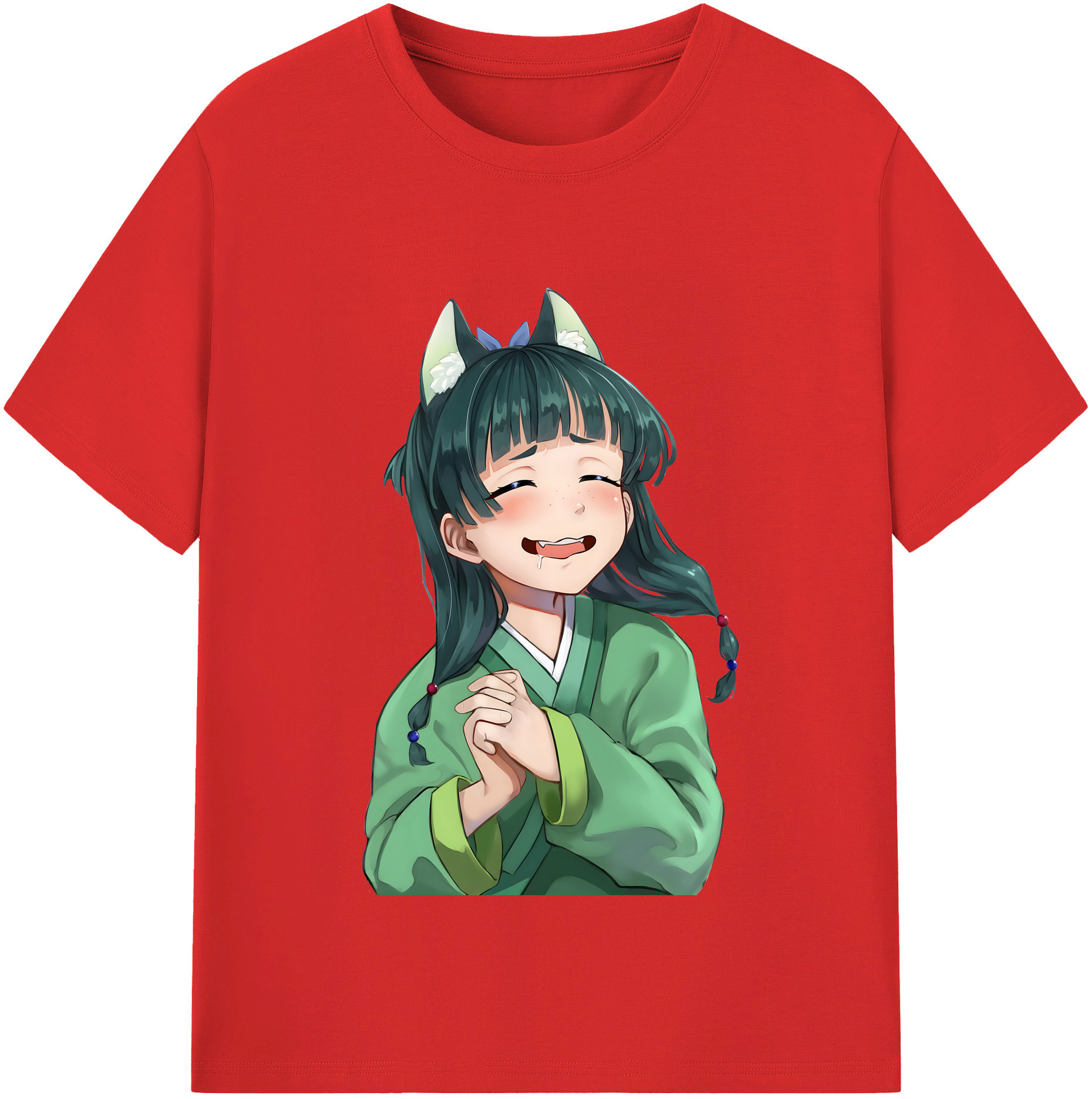 （画像用） 薬屋のひとりごと The Apothecary Diaries 綿100％半袖Tシャツ（フロントプリント）