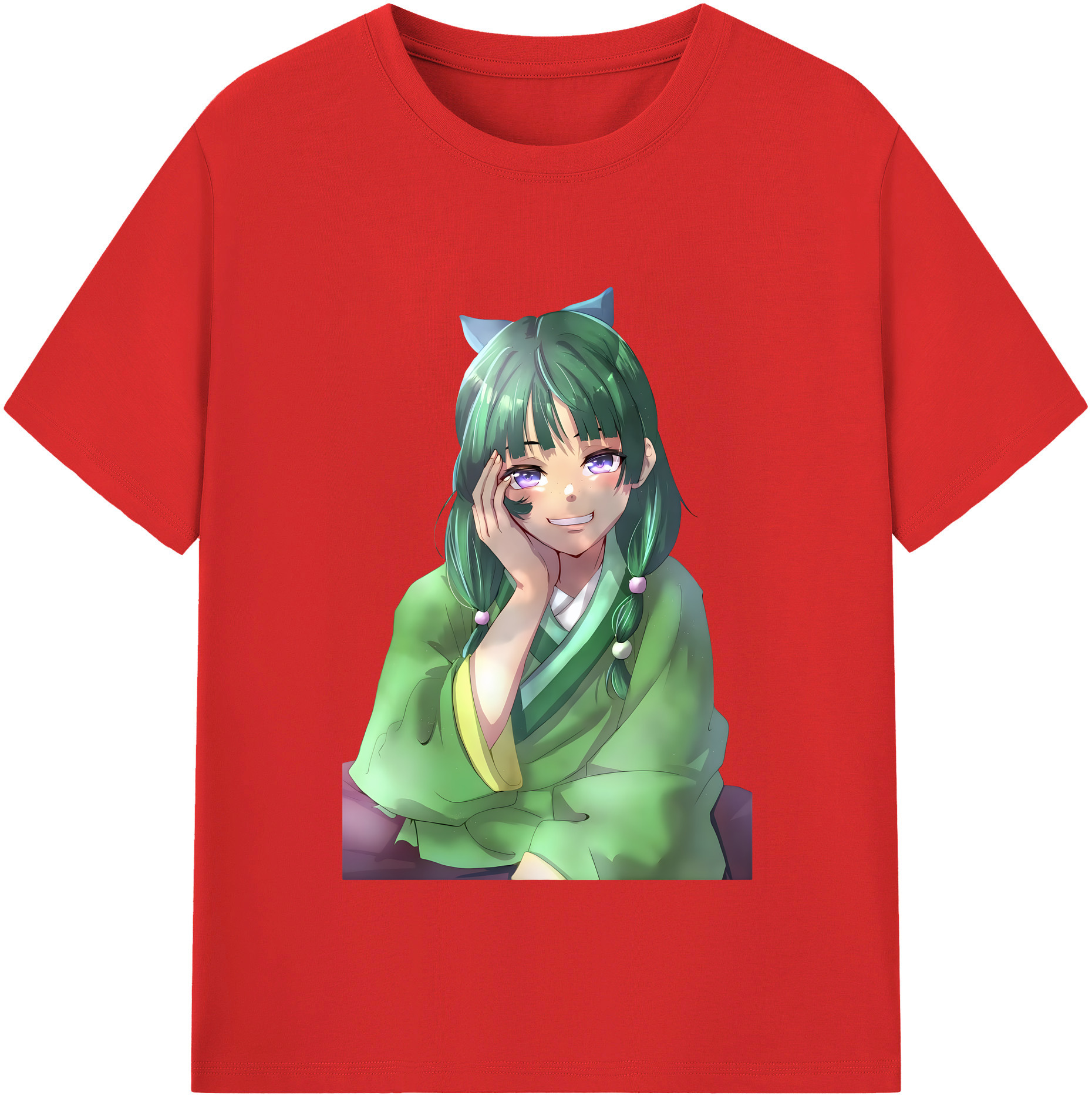 （画像用） 薬屋のひとりごと The Apothecary Diaries 綿100％半袖Tシャツ（フロントプリント）