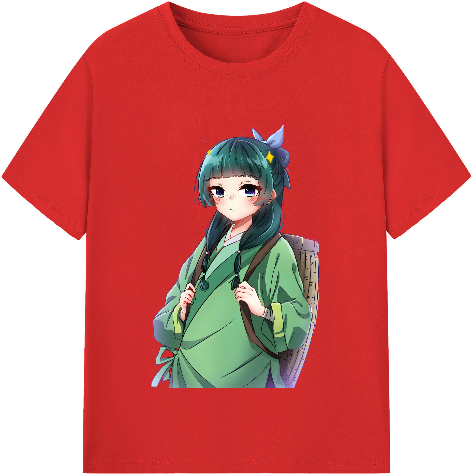 （画像用） 薬屋のひとりごと The Apothecary Diaries 綿100％半袖Tシャツ（フロントプリント）