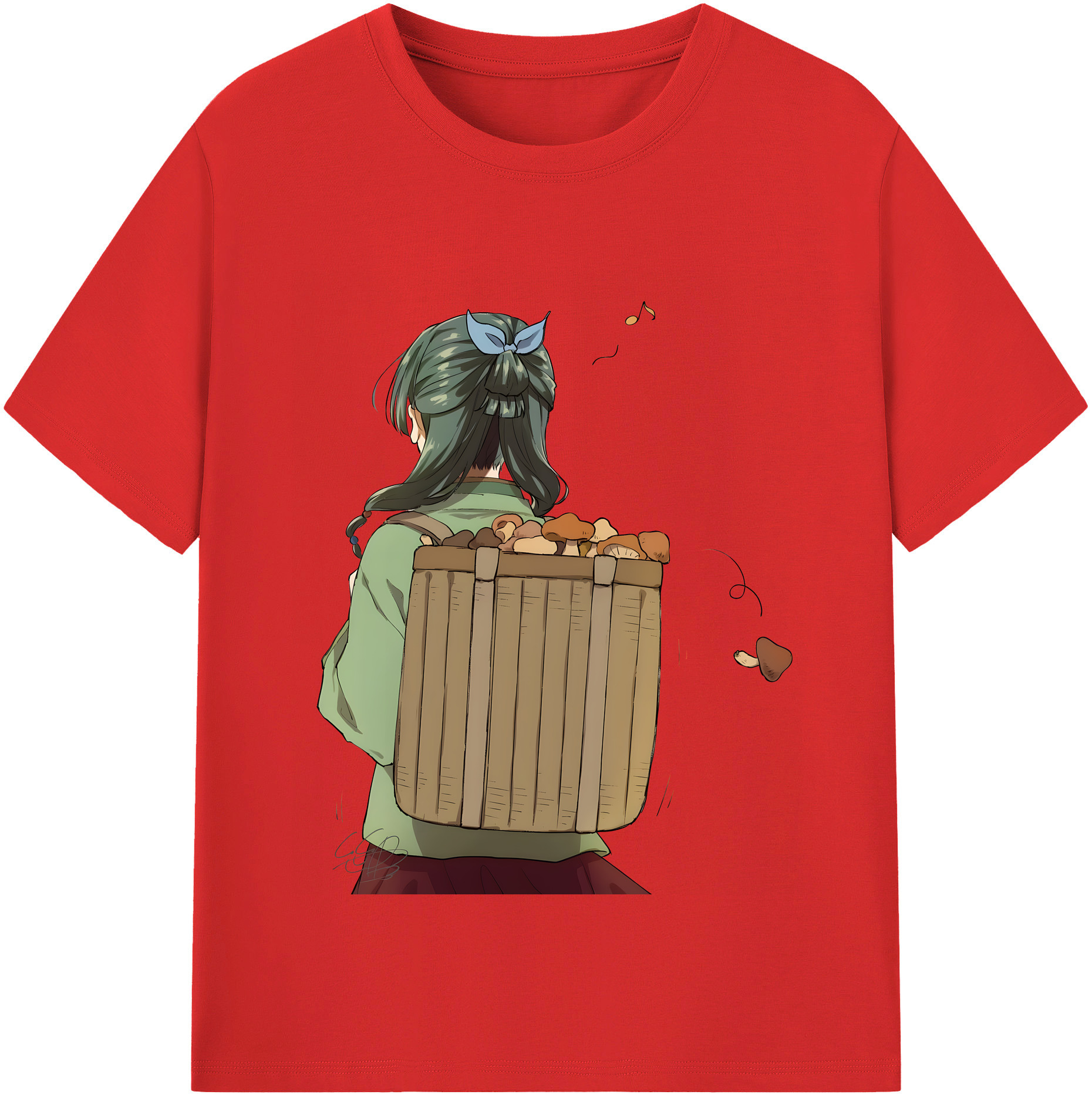（画像用） 薬屋のひとりごと The Apothecary Diaries 綿100％半袖Tシャツ（フロントプリント）