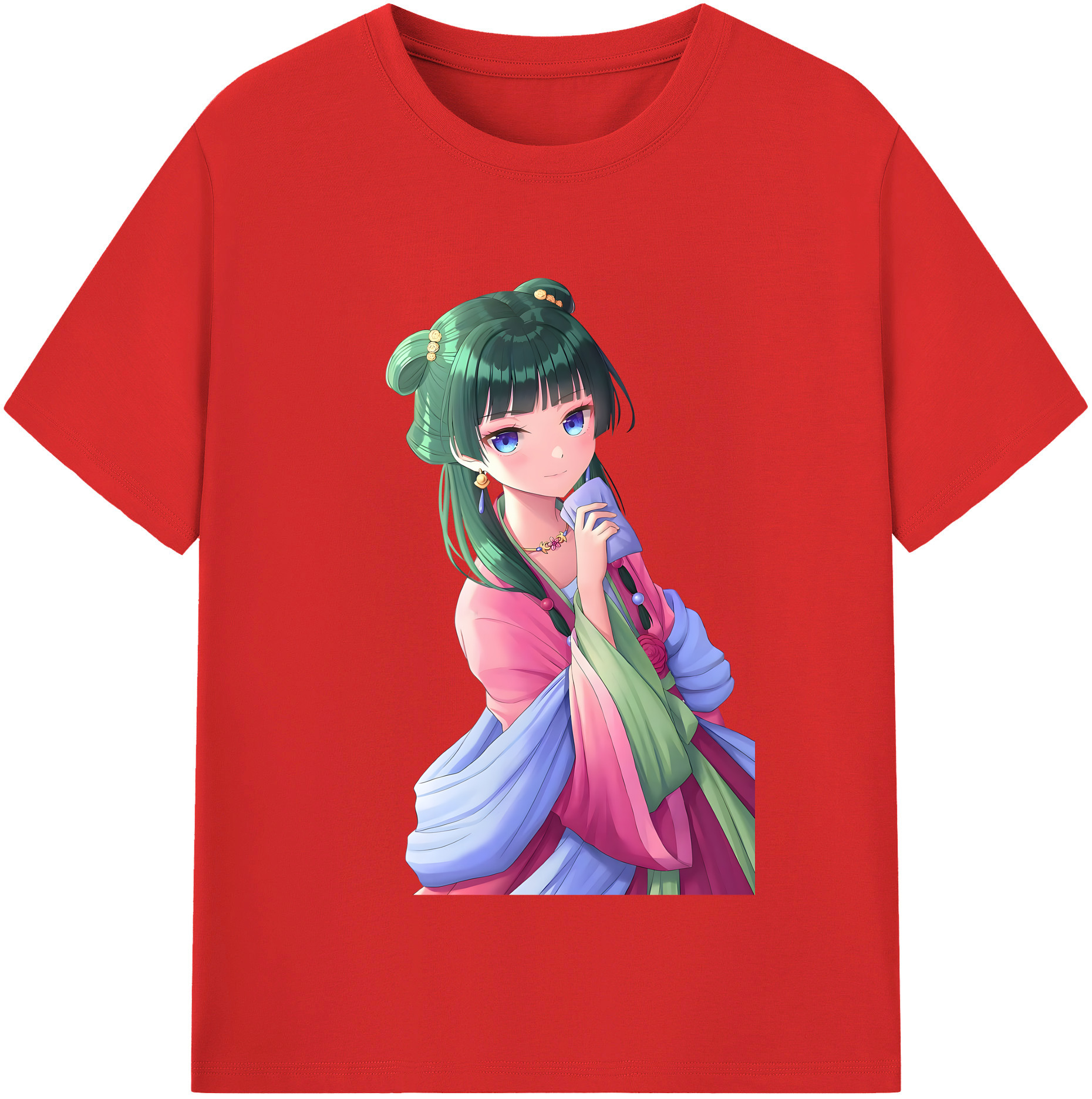 （画像用） 薬屋のひとりごと The Apothecary Diaries 綿100％半袖Tシャツ（フロントプリント）