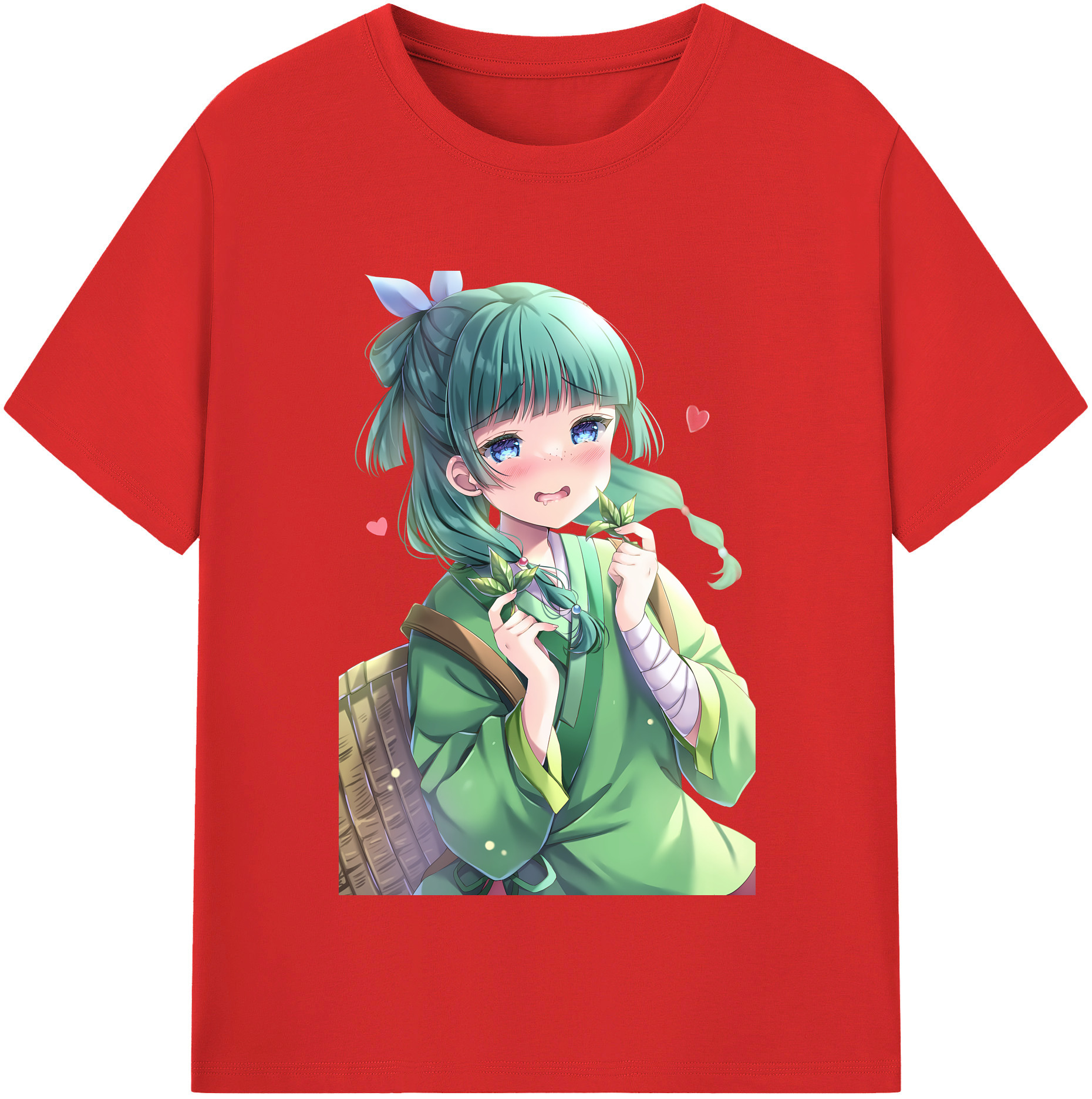 （画像用） 薬屋のひとりごと The Apothecary Diaries 綿100％半袖Tシャツ（フロントプリント）