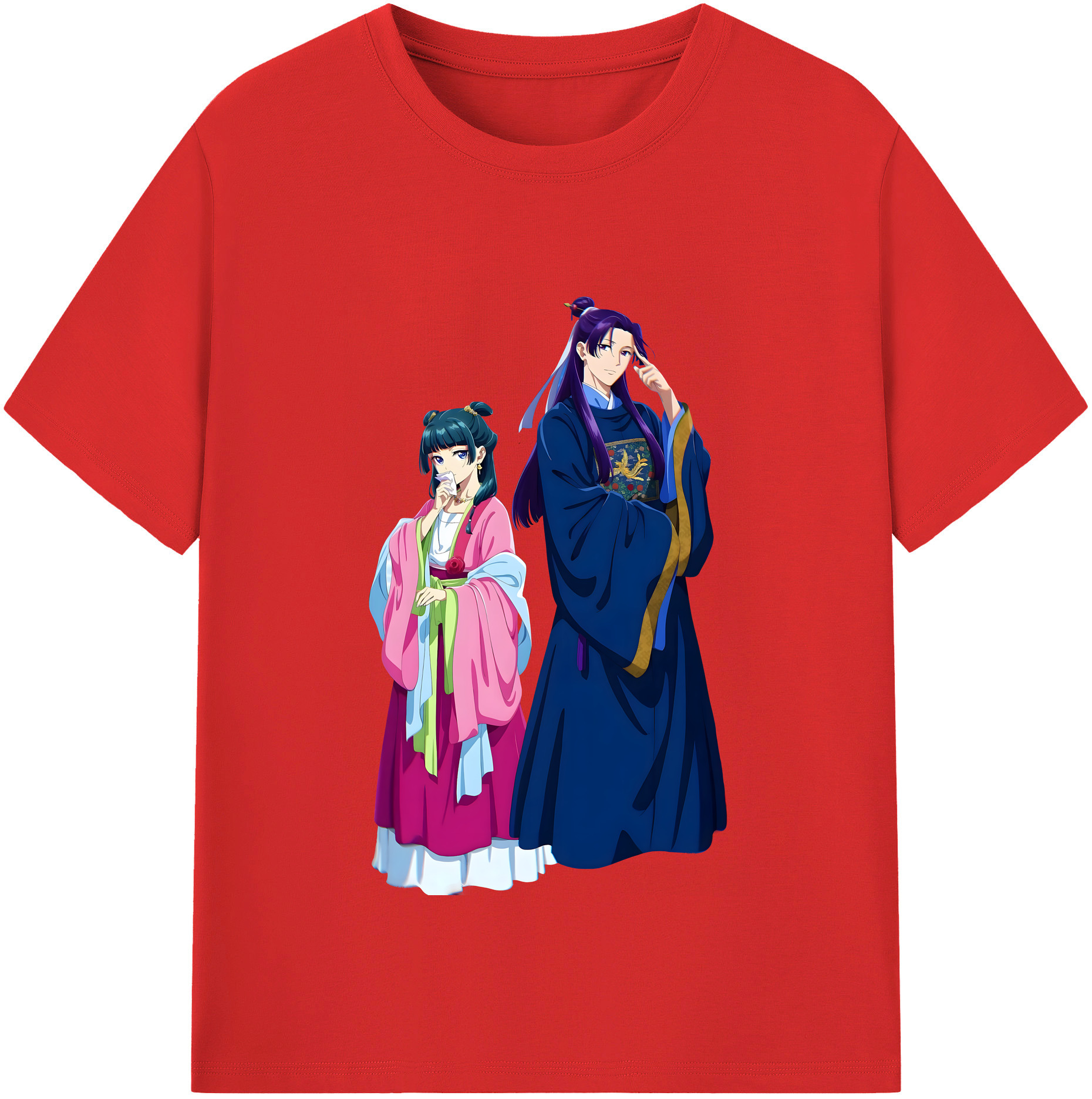 （画像用） 薬屋のひとりごと The Apothecary Diaries 綿100％半袖Tシャツ（フロントプリント）