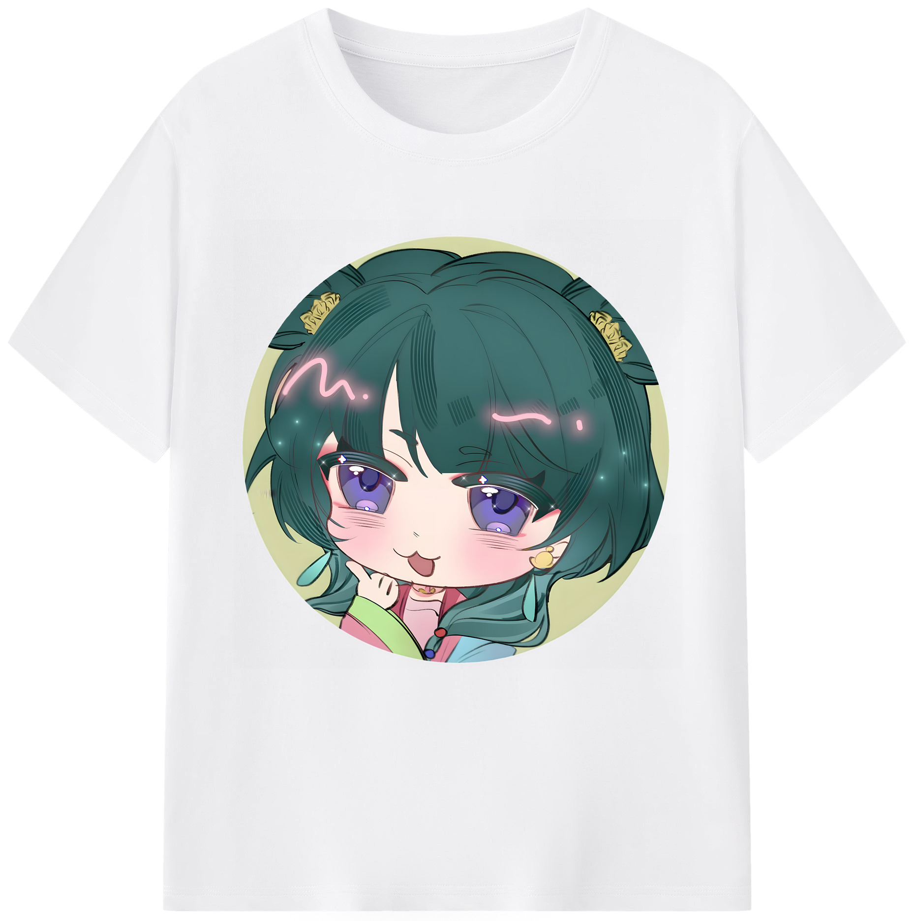 （画像用） 薬屋のひとりごと The Apothecary Diaries 綿100％半袖Tシャツ（フロントプリント）