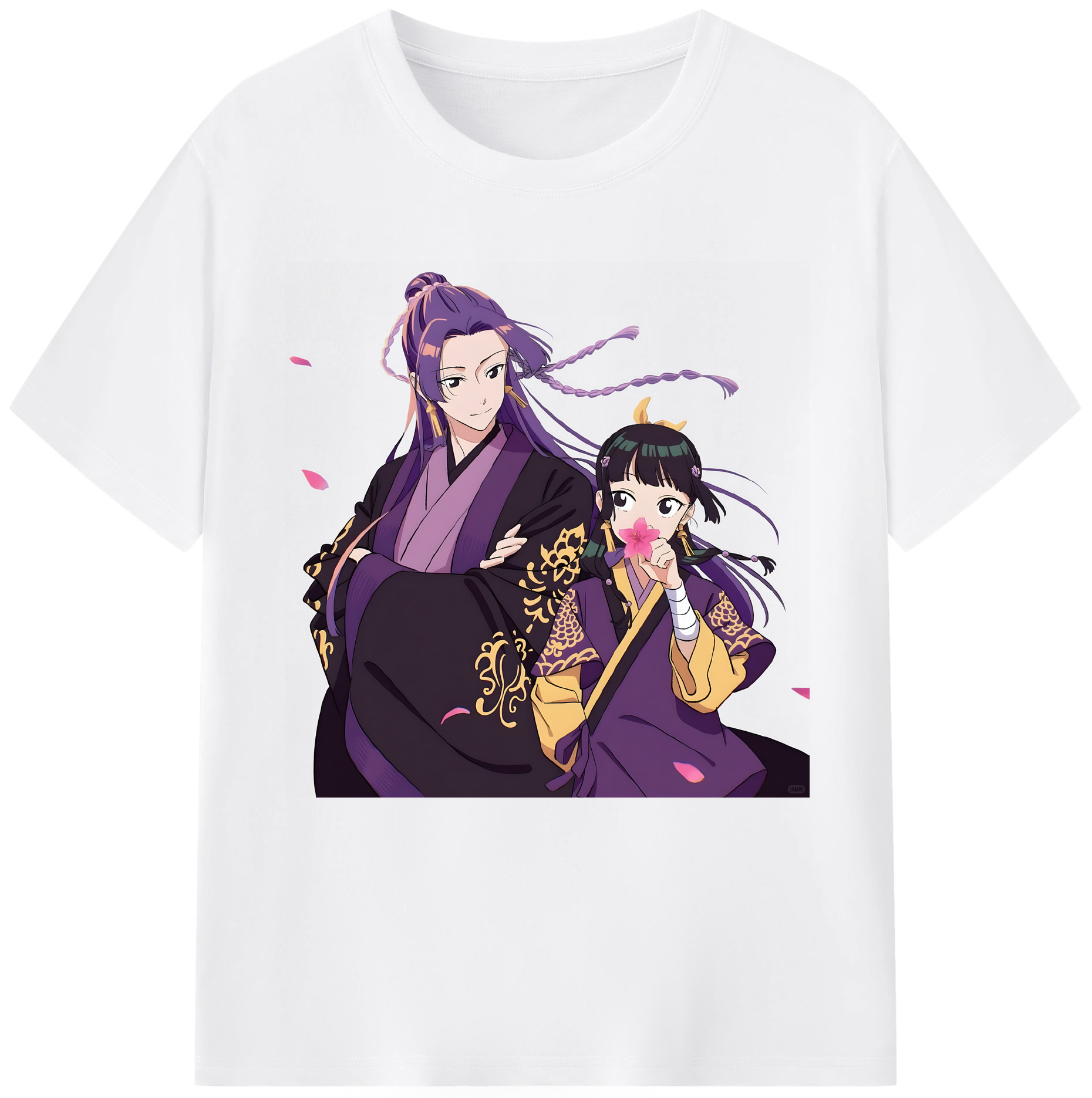 （画像用） 薬屋のひとりごと The Apothecary Diaries 綿100％半袖Tシャツ（フロントプリント）