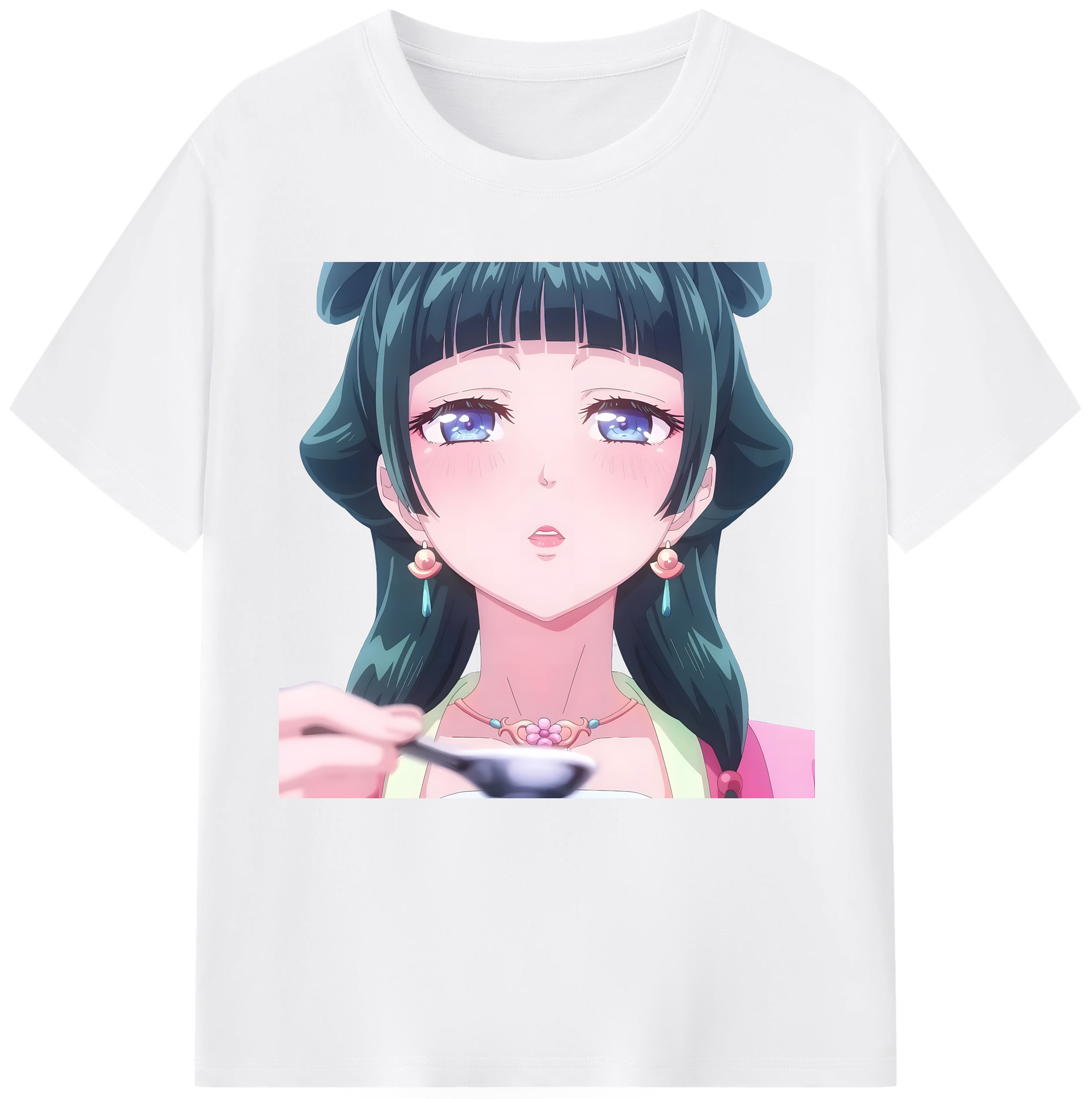 （画像用） 薬屋のひとりごと The Apothecary Diaries 綿100％半袖Tシャツ（フロントプリント）