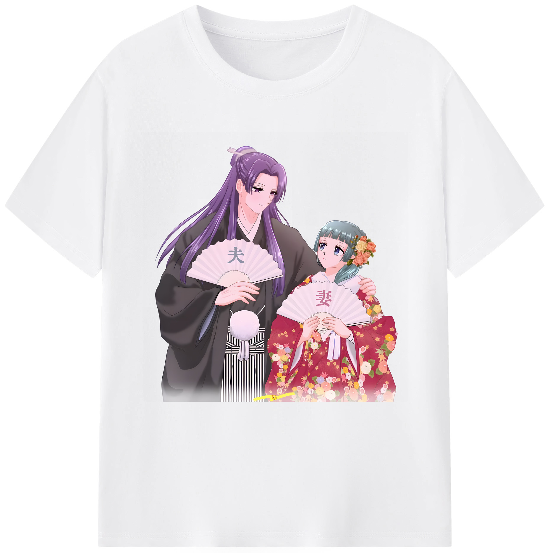 （画像用） 薬屋のひとりごと The Apothecary Diaries 綿100％半袖Tシャツ（フロントプリント）