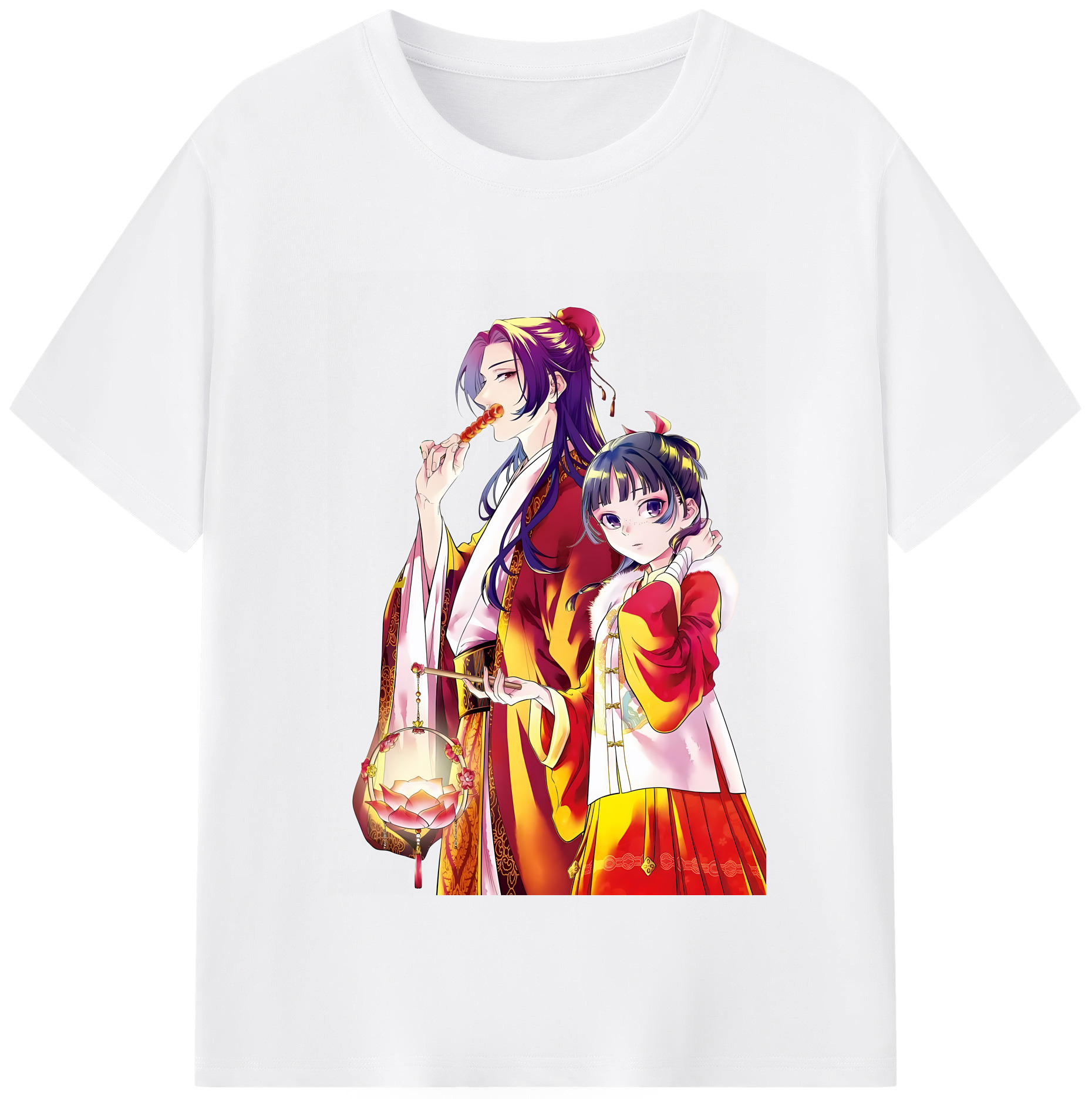 （画像用） 薬屋のひとりごと The Apothecary Diaries 綿100％半袖Tシャツ（フロントプリント）