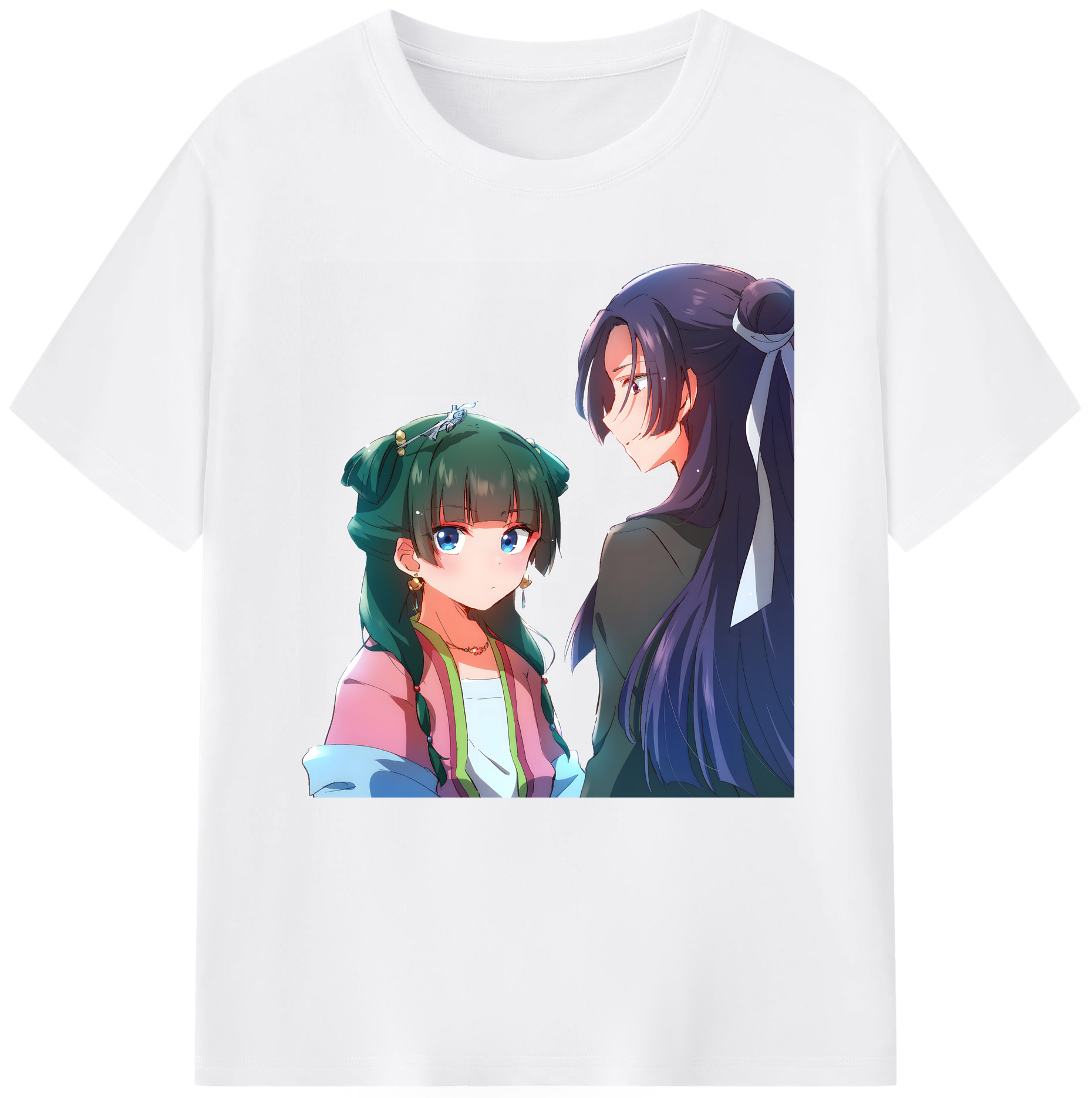 （画像用） 薬屋のひとりごと The Apothecary Diaries 綿100％半袖Tシャツ（フロントプリント）
