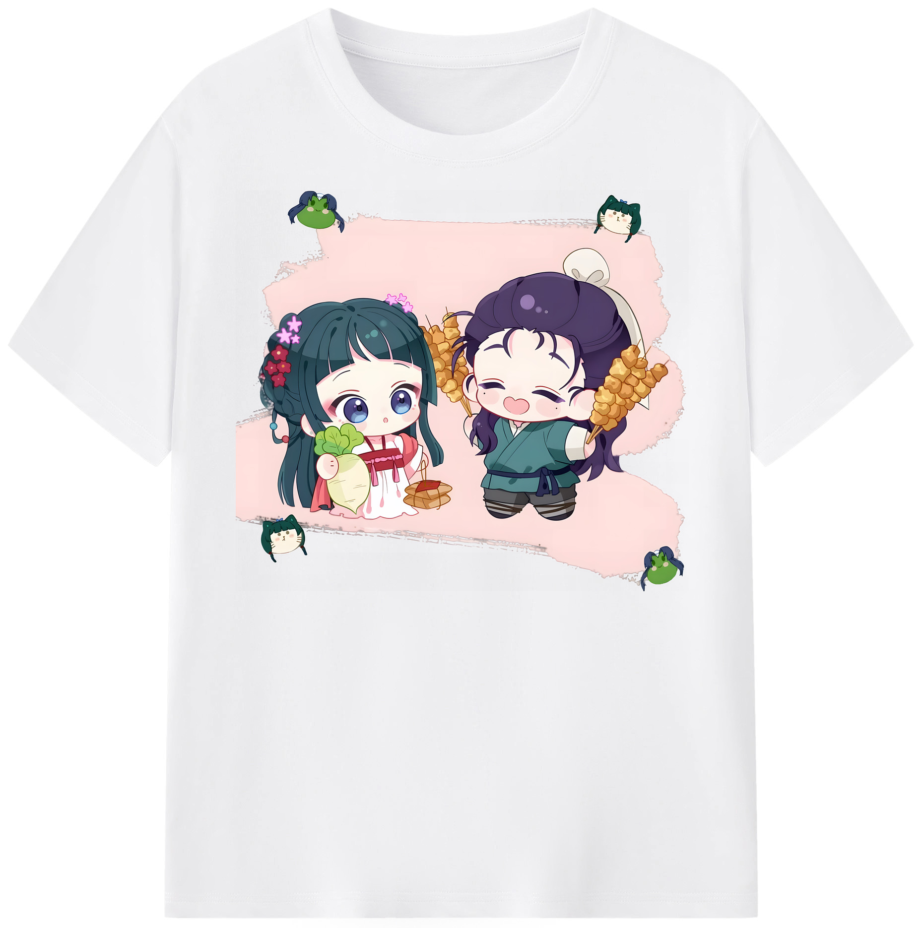 （画像用） 薬屋のひとりごと The Apothecary Diaries 綿100％半袖Tシャツ（フロントプリント）