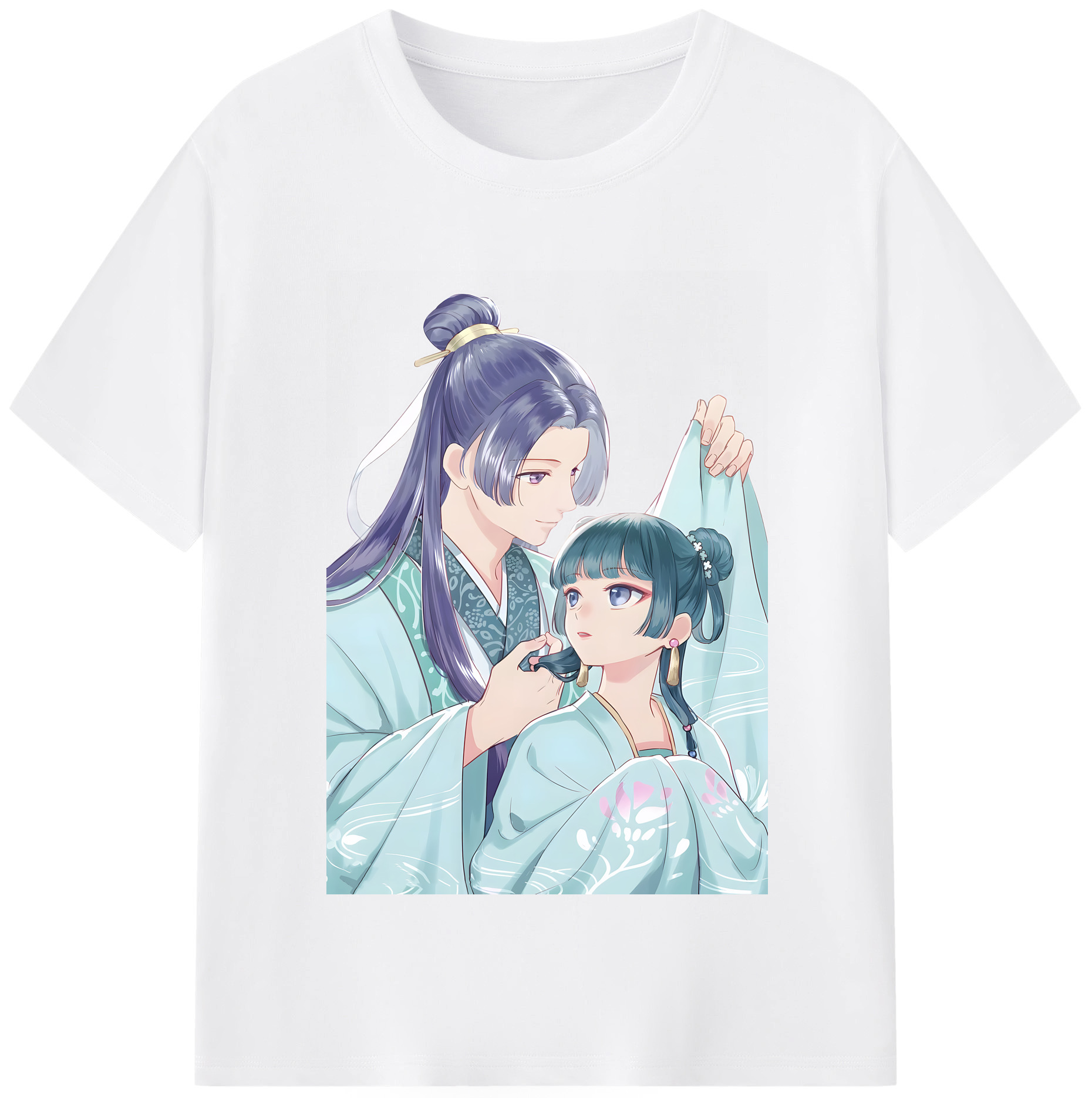 （画像用） 薬屋のひとりごと The Apothecary Diaries 綿100％半袖Tシャツ（フロントプリント）