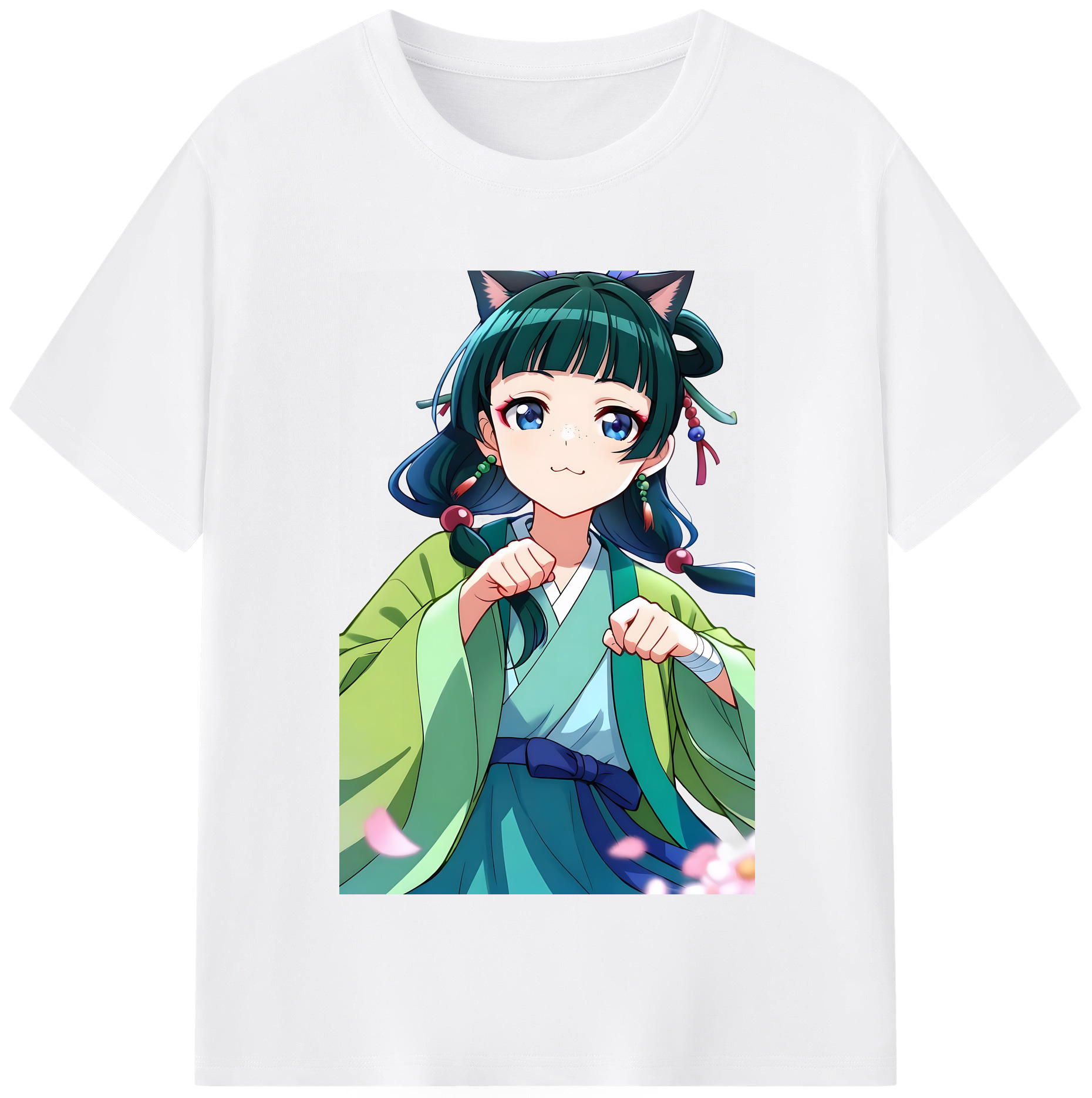 （画像用） 薬屋のひとりごと The Apothecary Diaries 綿100％半袖Tシャツ（フロントプリント）