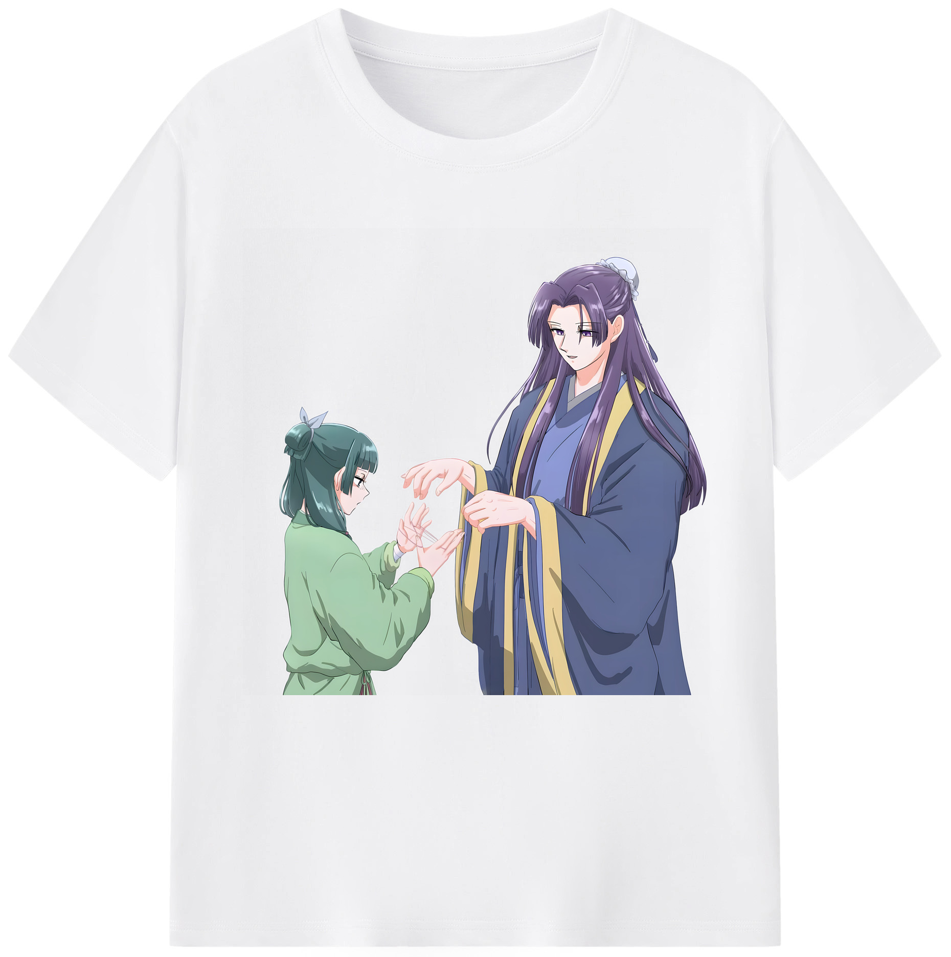 （画像用） 薬屋のひとりごと The Apothecary Diaries 綿100％半袖Tシャツ（フロントプリント）