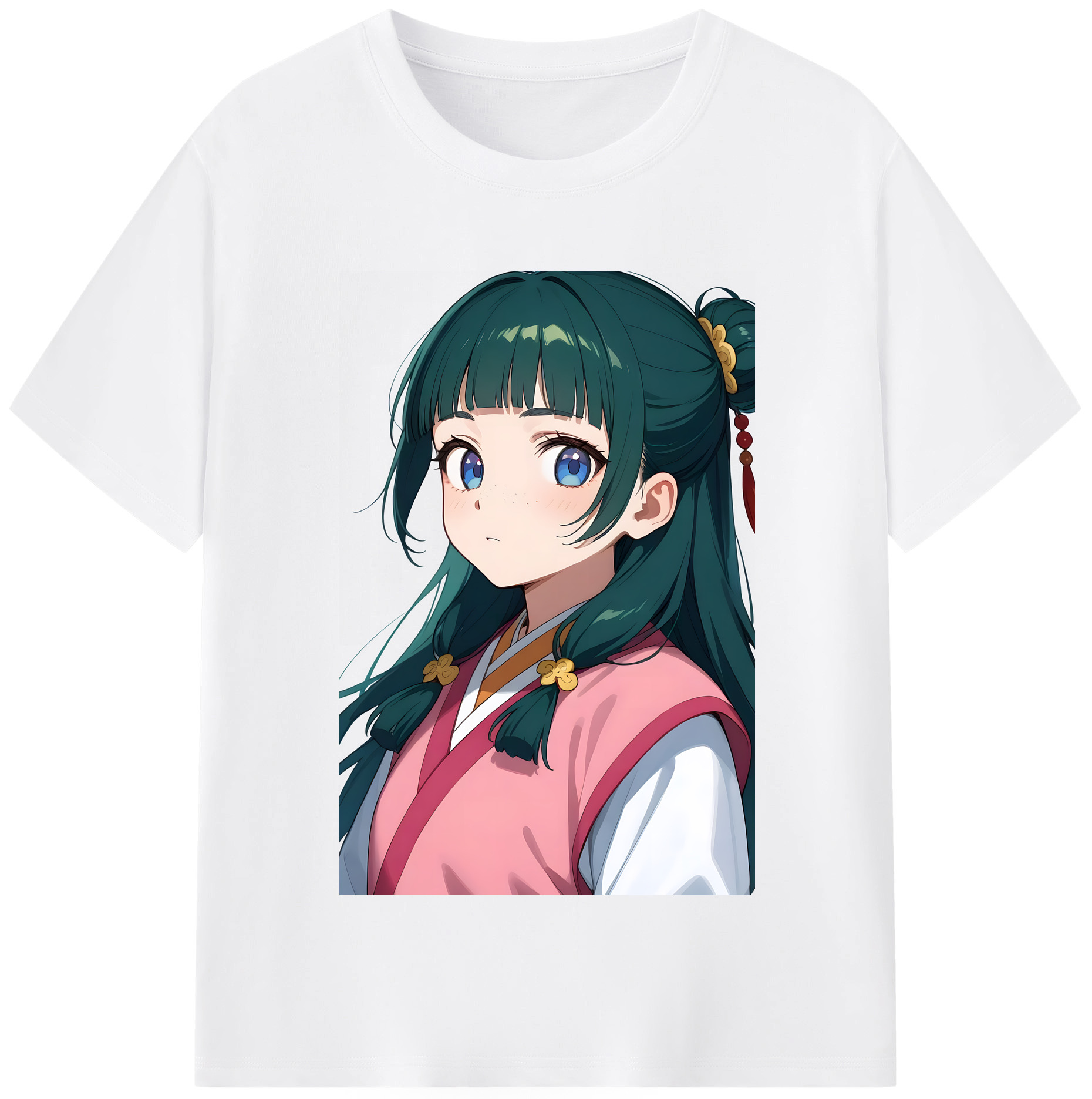 （画像用） 薬屋のひとりごと The Apothecary Diaries 綿100％半袖Tシャツ（フロントプリント）