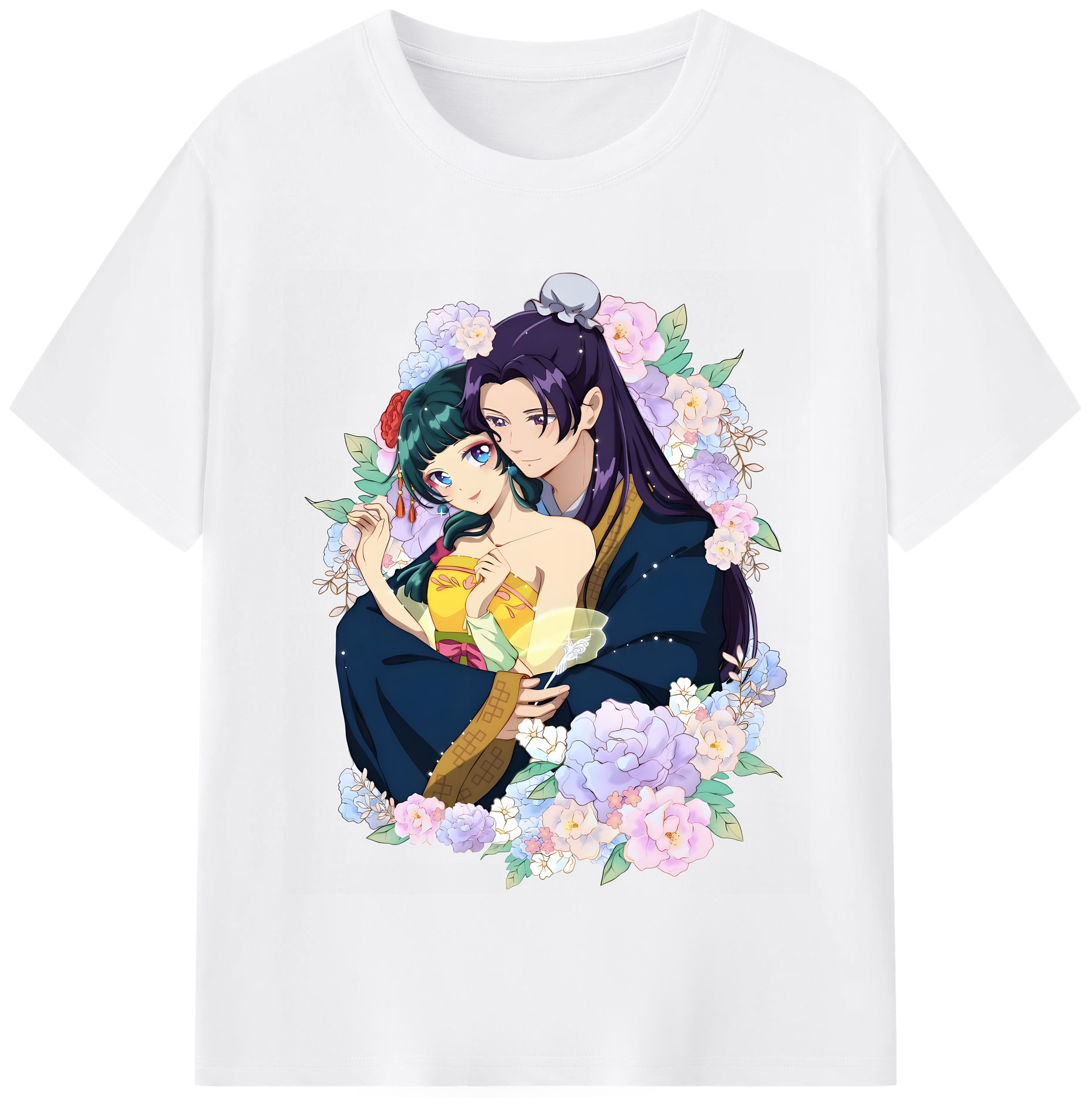 （画像用） 薬屋のひとりごと The Apothecary Diaries 綿100％半袖Tシャツ（フロントプリント）