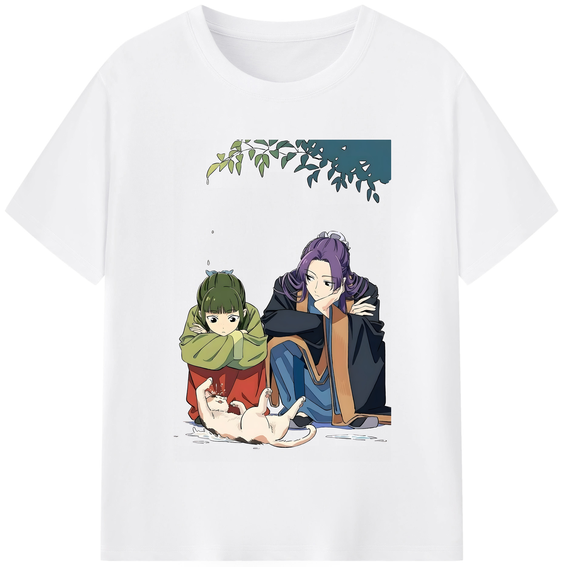 （画像用） 薬屋のひとりごと The Apothecary Diaries 綿100％半袖Tシャツ（フロントプリント）