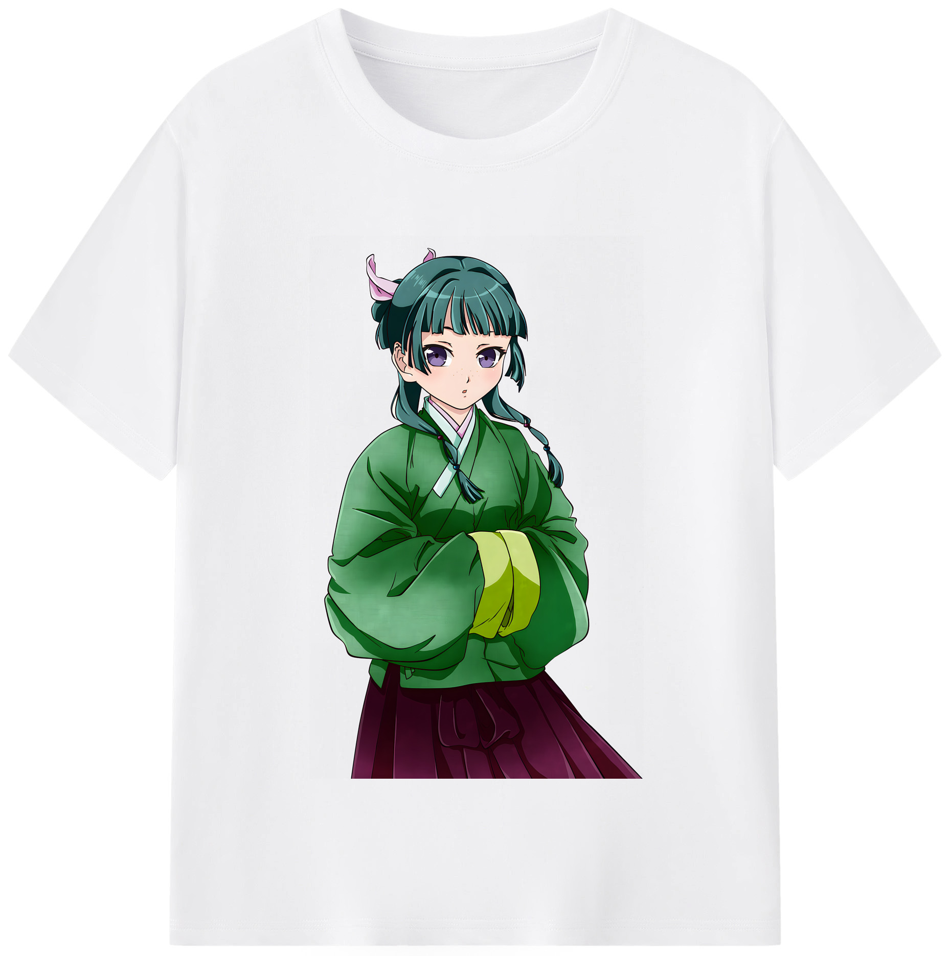 （画像用） 薬屋のひとりごと The Apothecary Diaries 綿100％半袖Tシャツ（フロントプリント）