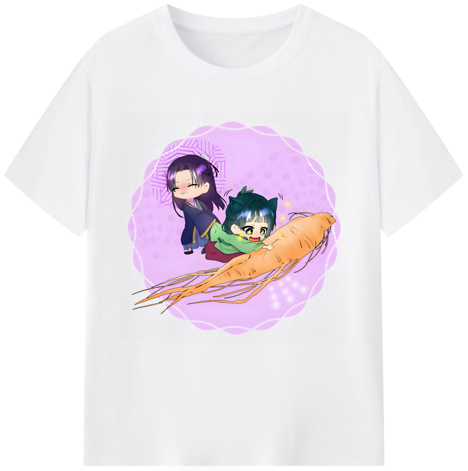 （画像用） 薬屋のひとりごと The Apothecary Diaries 綿100％半袖Tシャツ（フロントプリント）