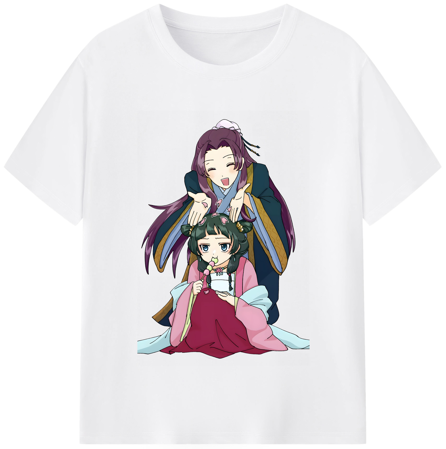 （画像用） 薬屋のひとりごと The Apothecary Diaries 綿100％半袖Tシャツ（フロントプリント）