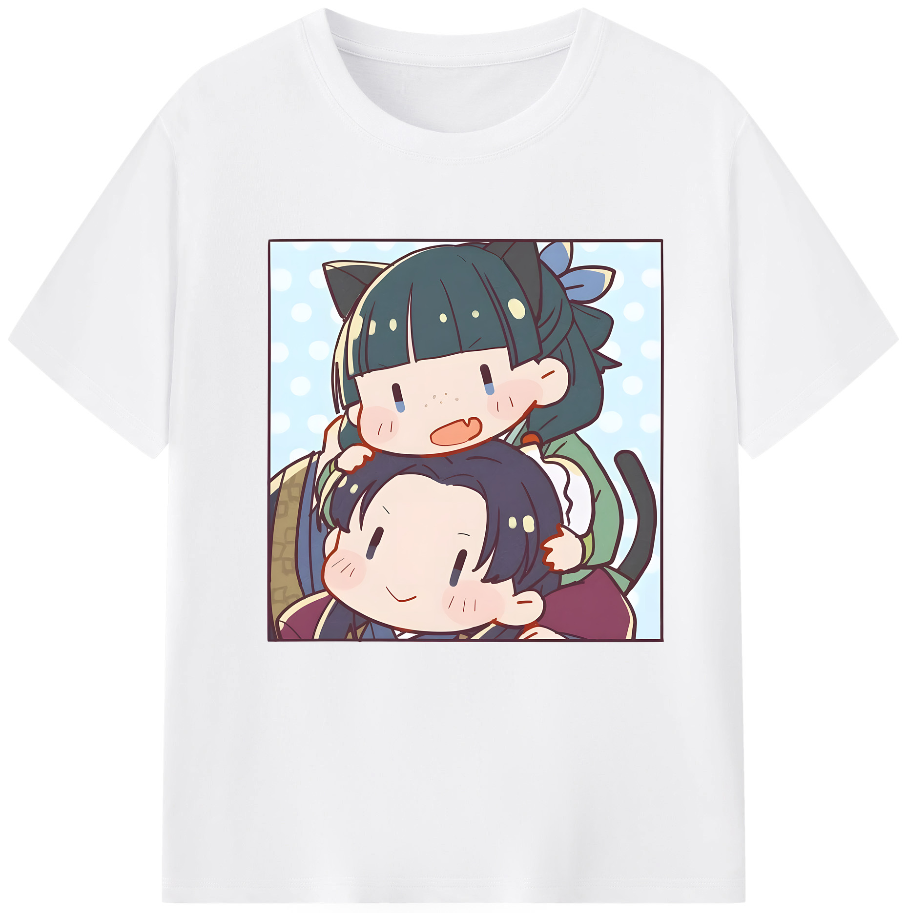 （画像用） 薬屋のひとりごと The Apothecary Diaries 綿100％半袖Tシャツ（フロントプリント）