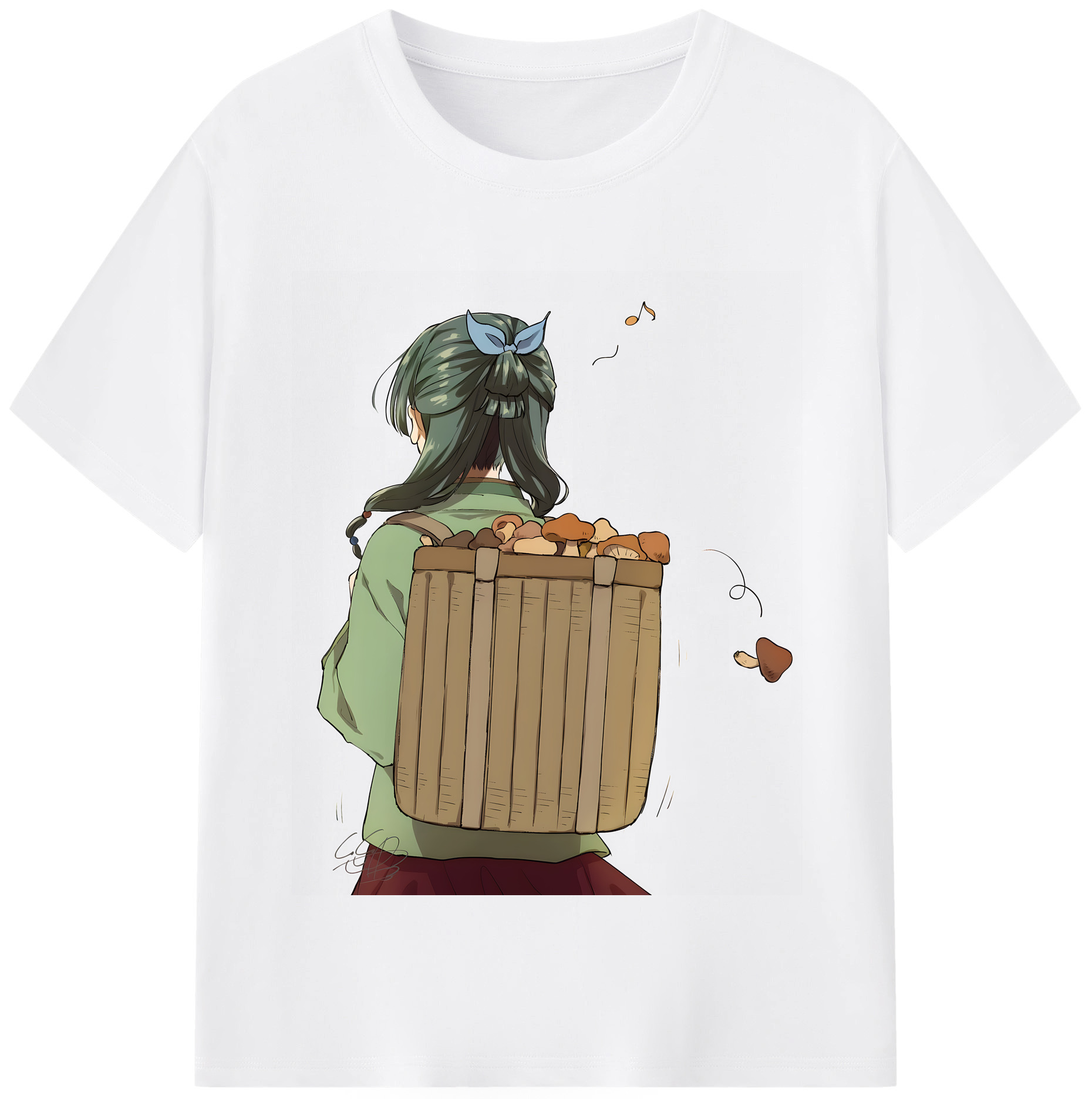 （画像用） 薬屋のひとりごと The Apothecary Diaries 綿100％半袖Tシャツ（フロントプリント）
