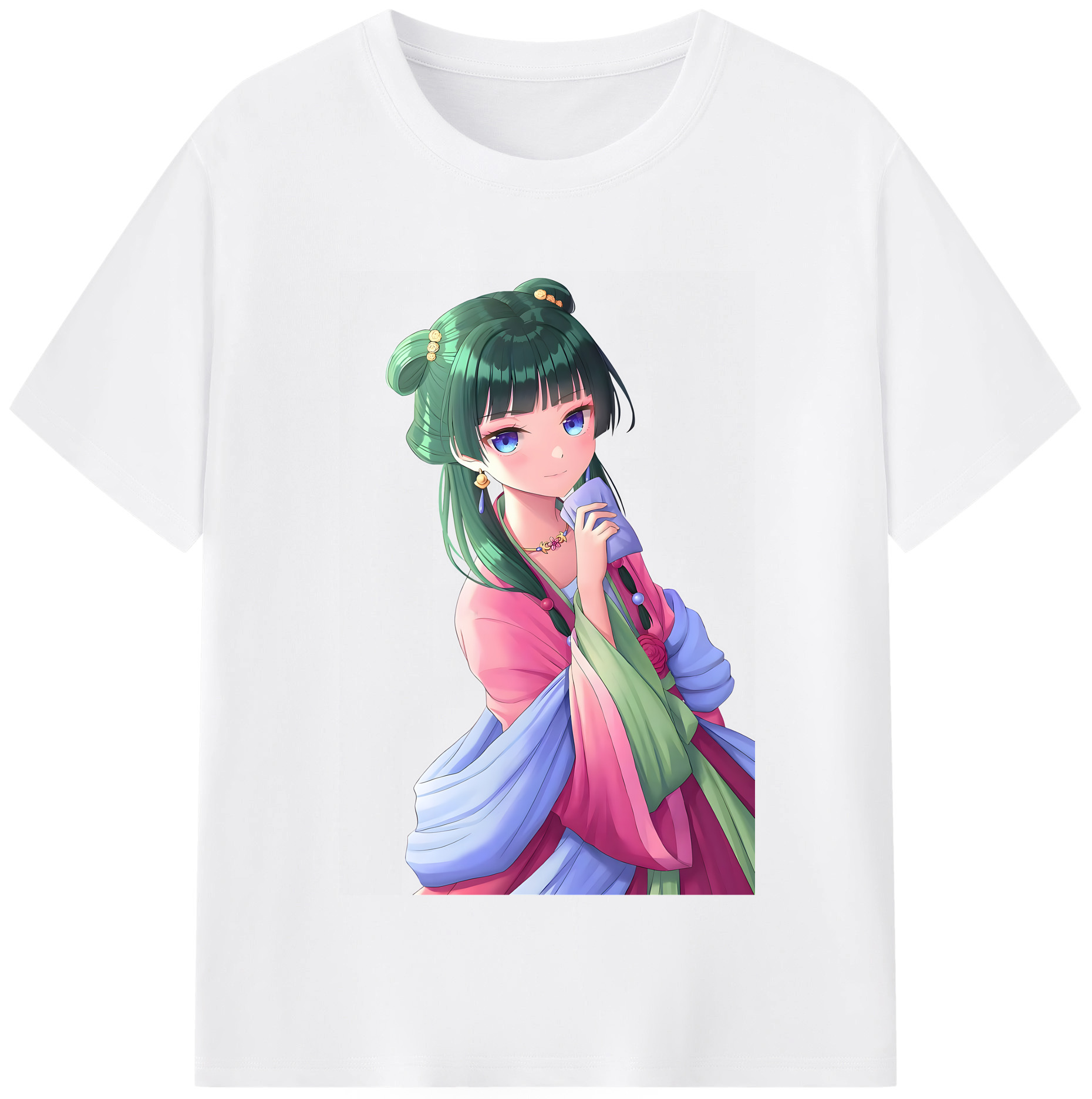 （画像用） 薬屋のひとりごと The Apothecary Diaries 綿100％半袖Tシャツ（フロントプリント）