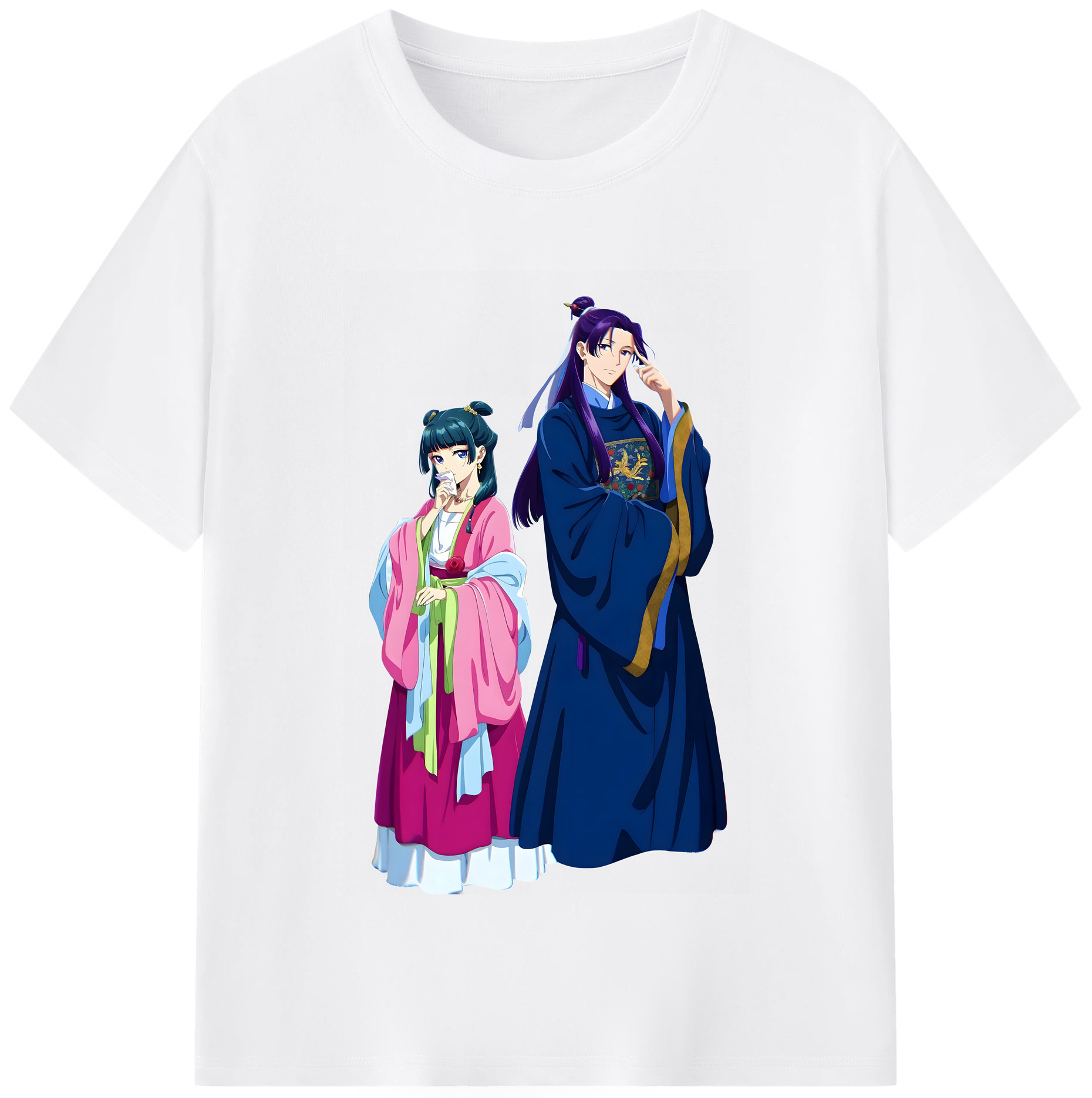 （画像用） 薬屋のひとりごと The Apothecary Diaries 綿100％半袖Tシャツ（フロントプリント）