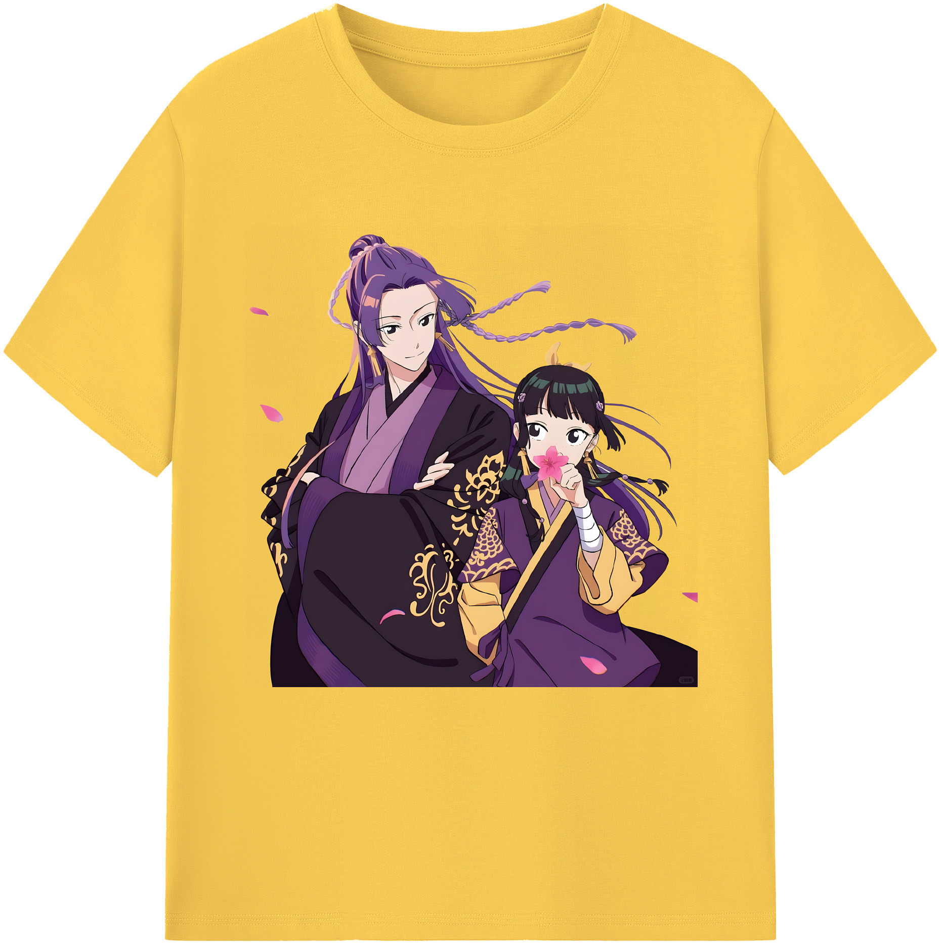 （画像用） 薬屋のひとりごと The Apothecary Diaries 綿100％半袖Tシャツ（フロントプリント）