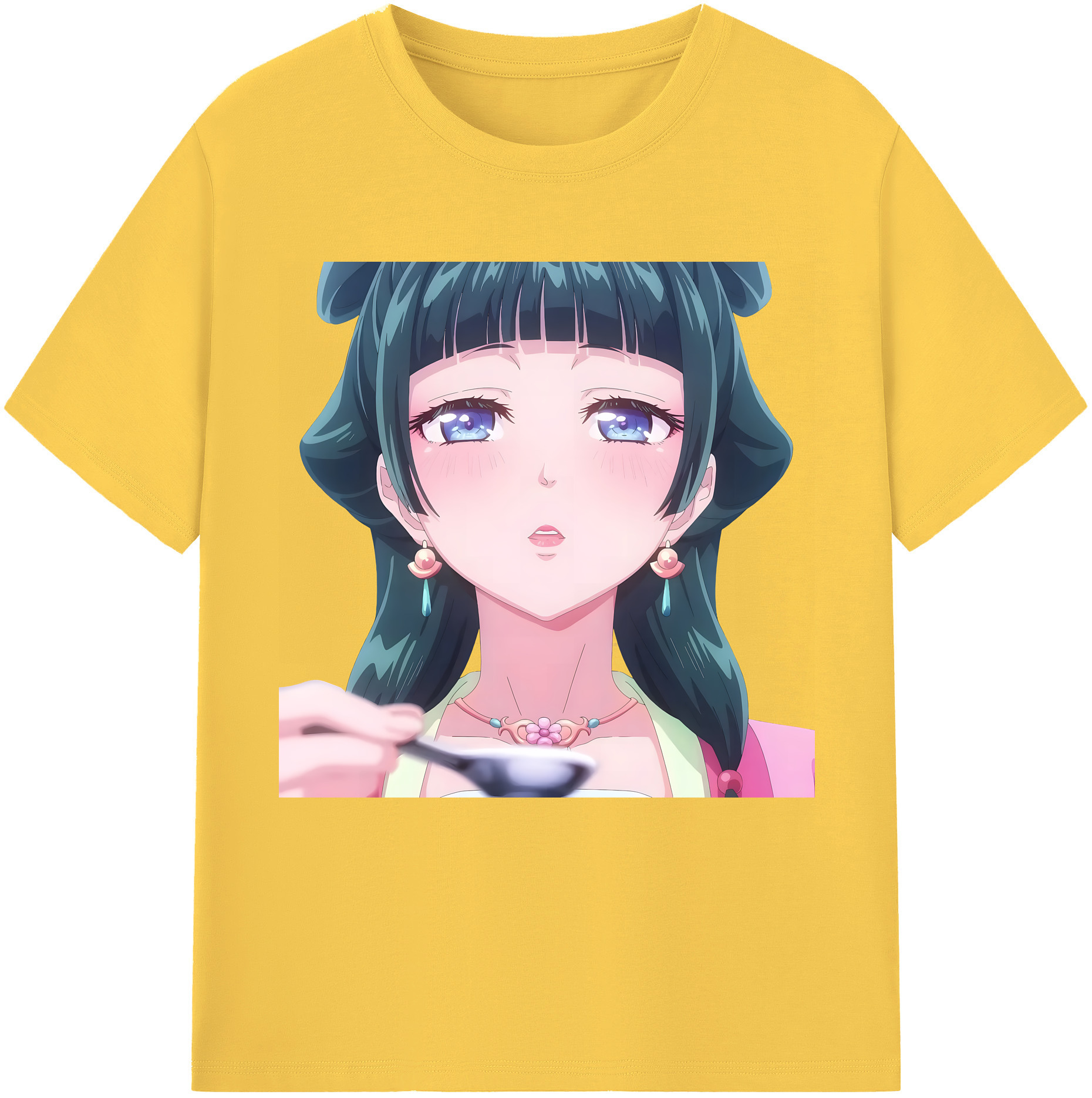 （画像用） 薬屋のひとりごと The Apothecary Diaries 綿100％半袖Tシャツ（フロントプリント）