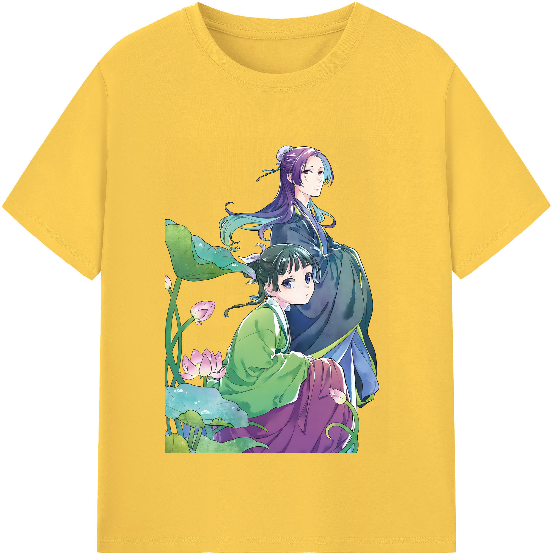 （画像用） 薬屋のひとりごと The Apothecary Diaries 綿100％半袖Tシャツ（フロントプリント）