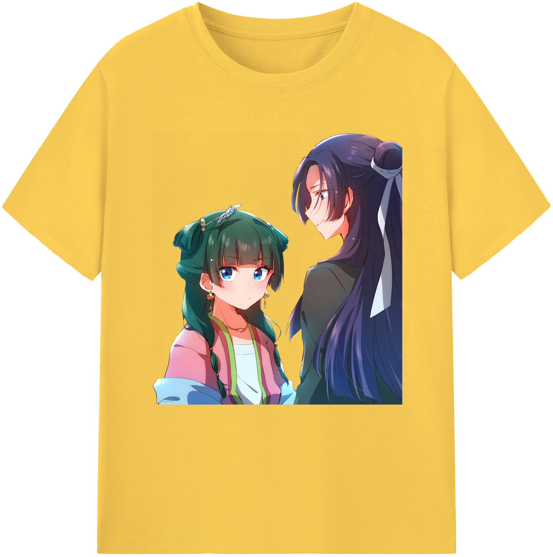 （画像用） 薬屋のひとりごと The Apothecary Diaries 綿100％半袖Tシャツ（フロントプリント）