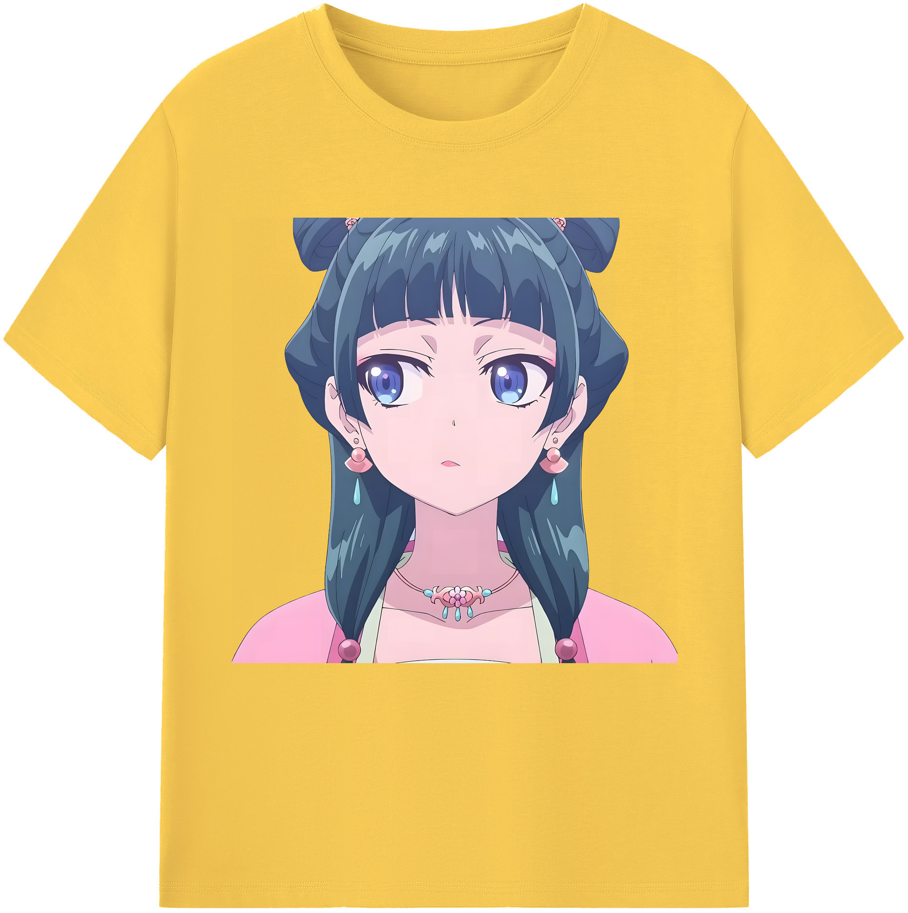 （画像用） 薬屋のひとりごと The Apothecary Diaries 綿100％半袖Tシャツ（フロントプリント）