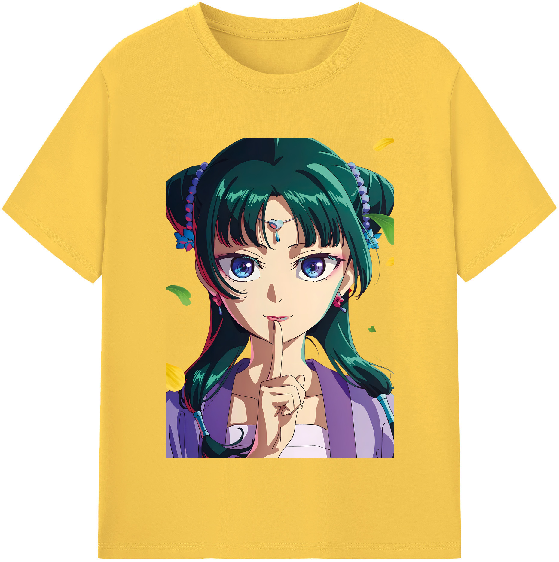 （画像用） 薬屋のひとりごと The Apothecary Diaries 綿100％半袖Tシャツ（フロントプリント）