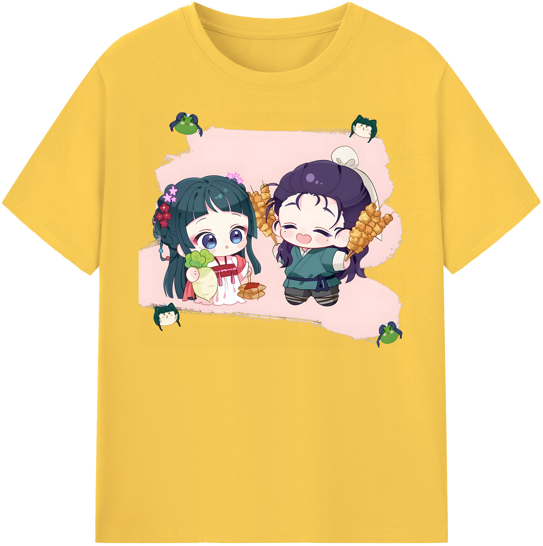 （画像用） 薬屋のひとりごと The Apothecary Diaries 綿100％半袖Tシャツ（フロントプリント）