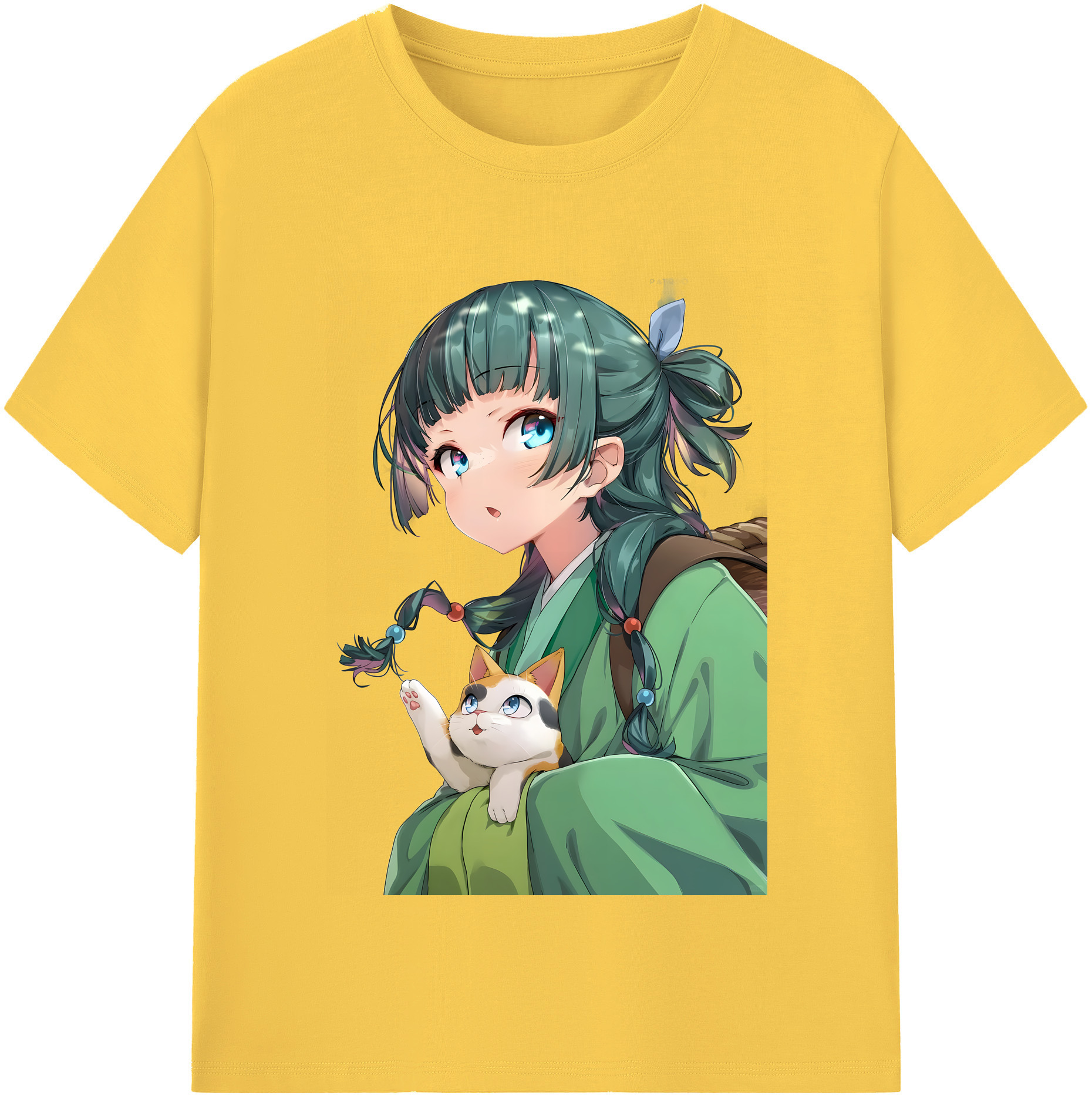 （画像用） 薬屋のひとりごと The Apothecary Diaries 綿100％半袖Tシャツ（フロントプリント）