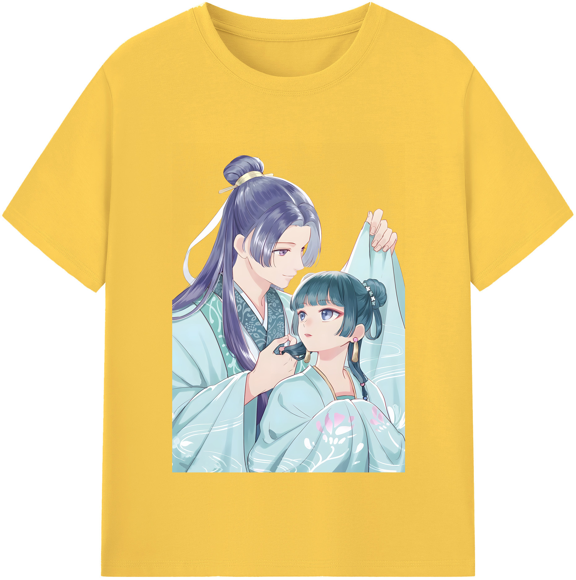 （画像用） 薬屋のひとりごと The Apothecary Diaries 綿100％半袖Tシャツ（フロントプリント）