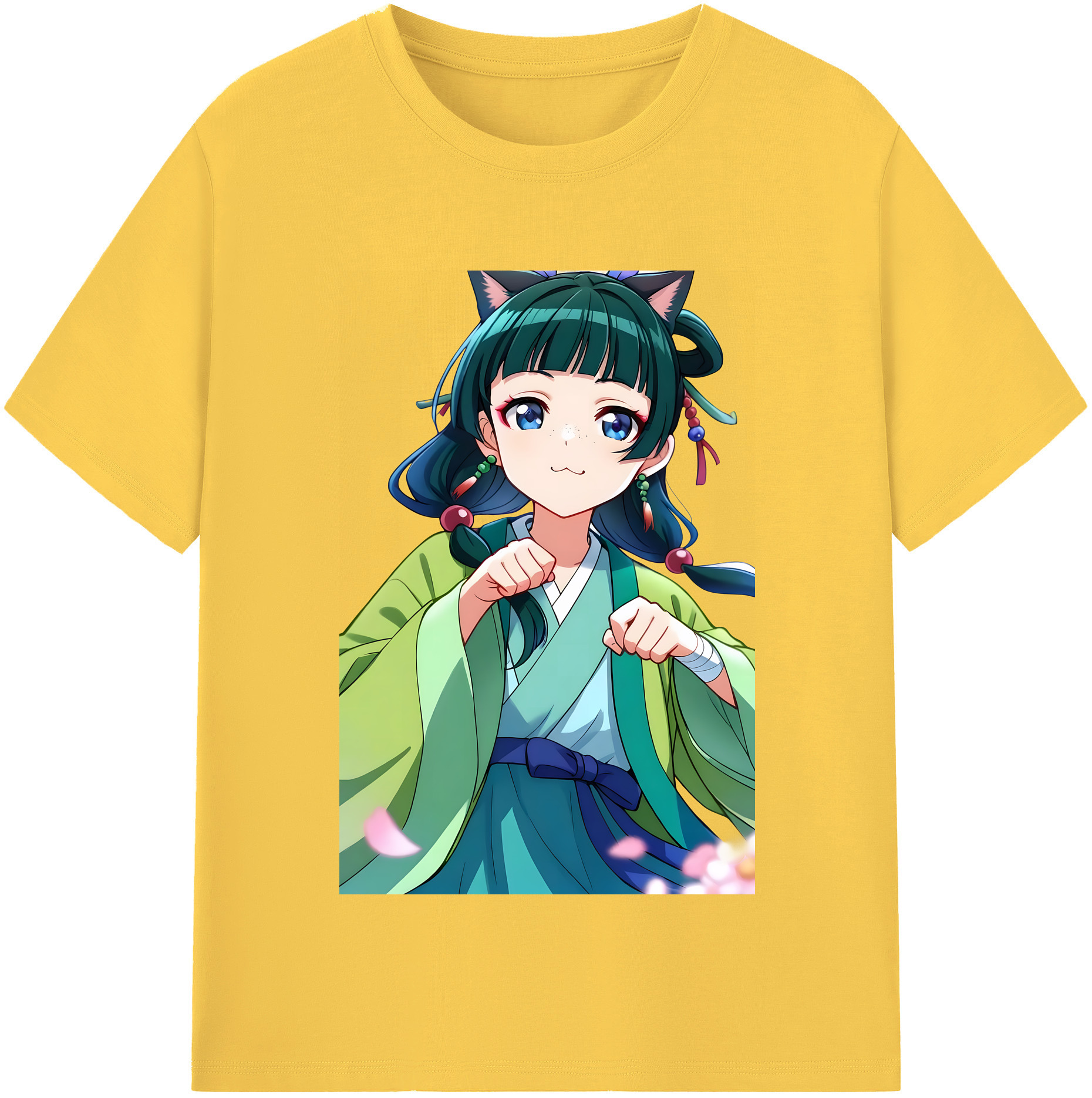 （画像用） 薬屋のひとりごと The Apothecary Diaries 綿100％半袖Tシャツ（フロントプリント）