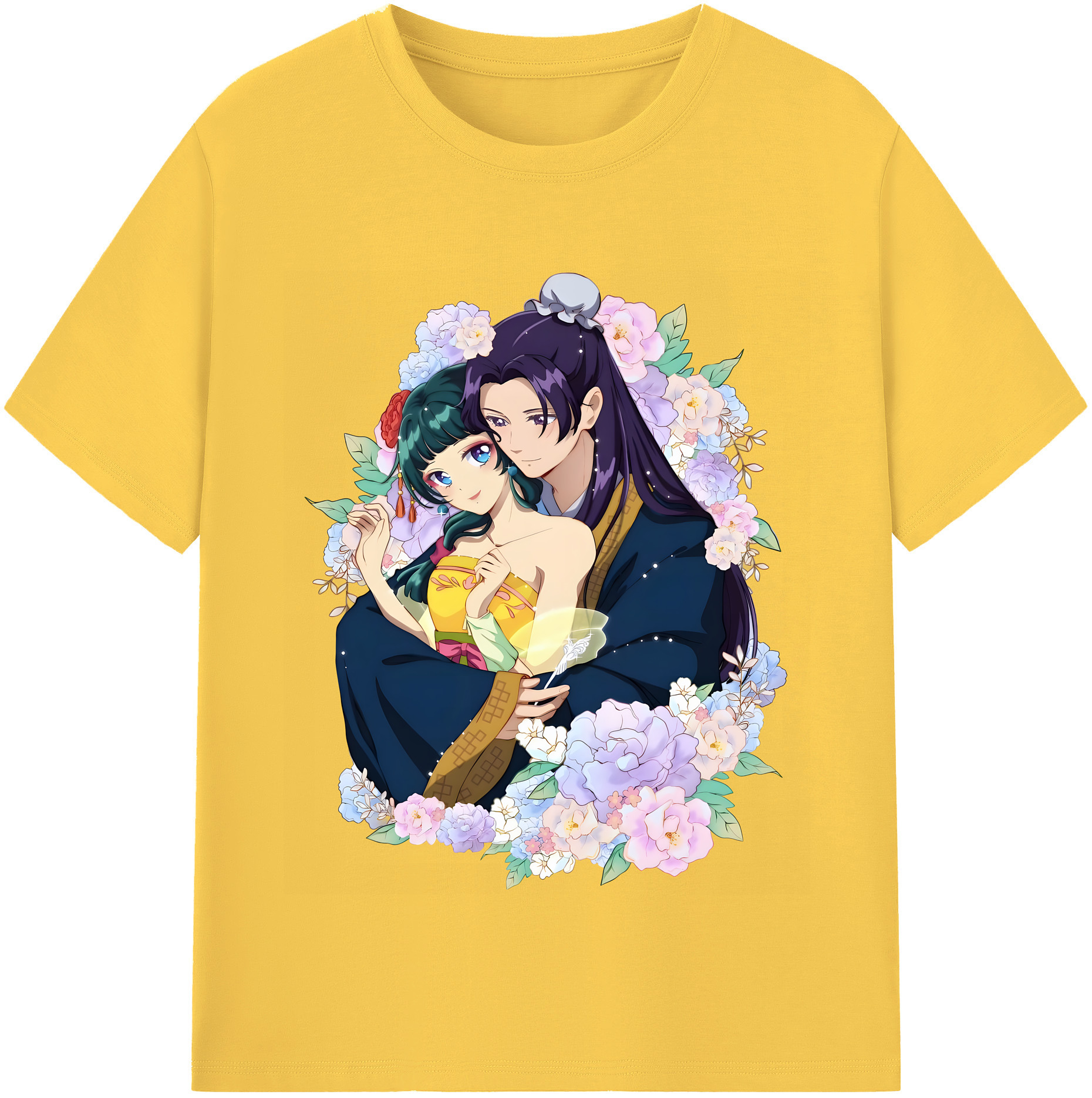 （画像用） 薬屋のひとりごと The Apothecary Diaries 綿100％半袖Tシャツ（フロントプリント）