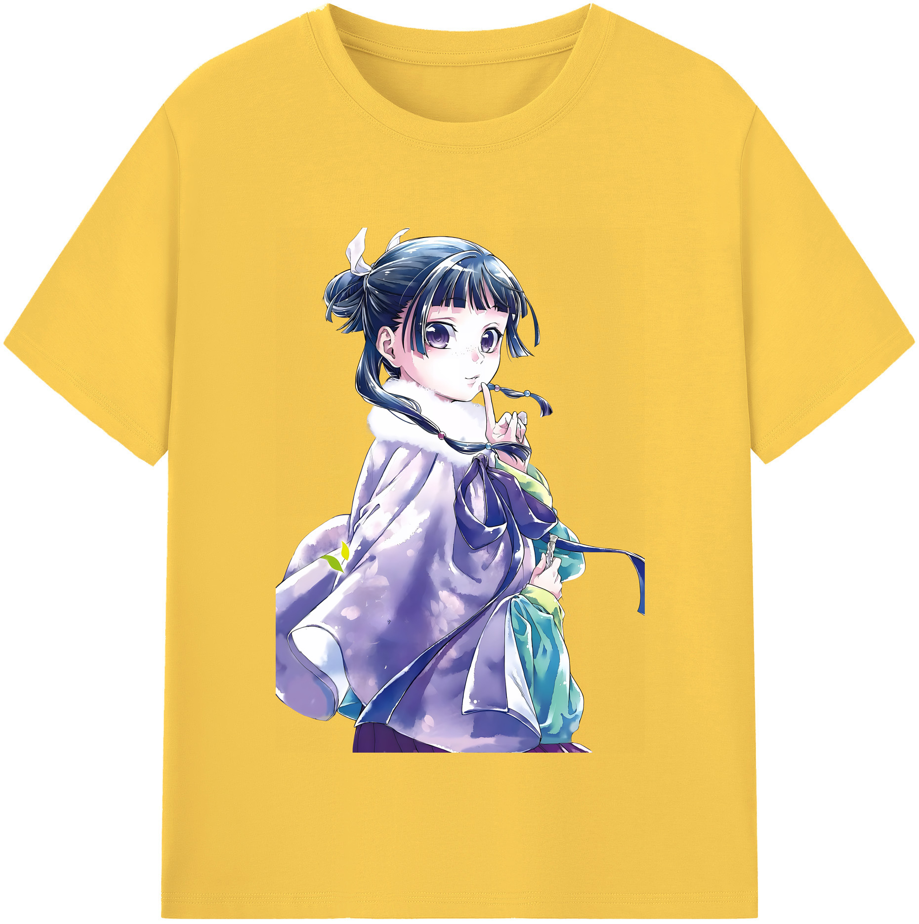 （画像用） 薬屋のひとりごと The Apothecary Diaries 綿100％半袖Tシャツ（フロントプリント）