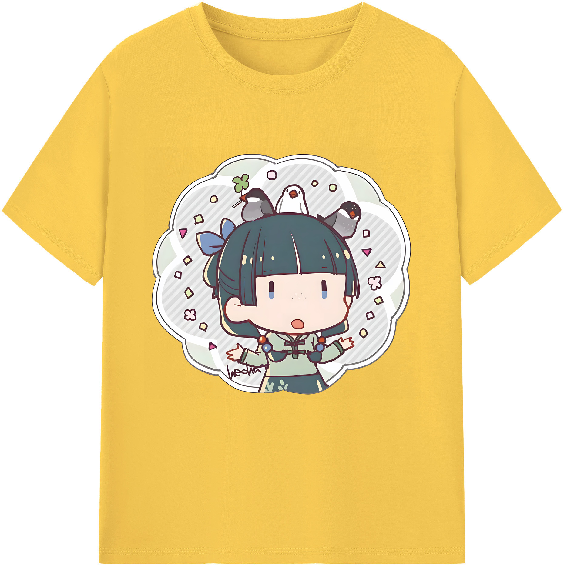 （画像用） 薬屋のひとりごと The Apothecary Diaries 綿100％半袖Tシャツ（フロントプリント）