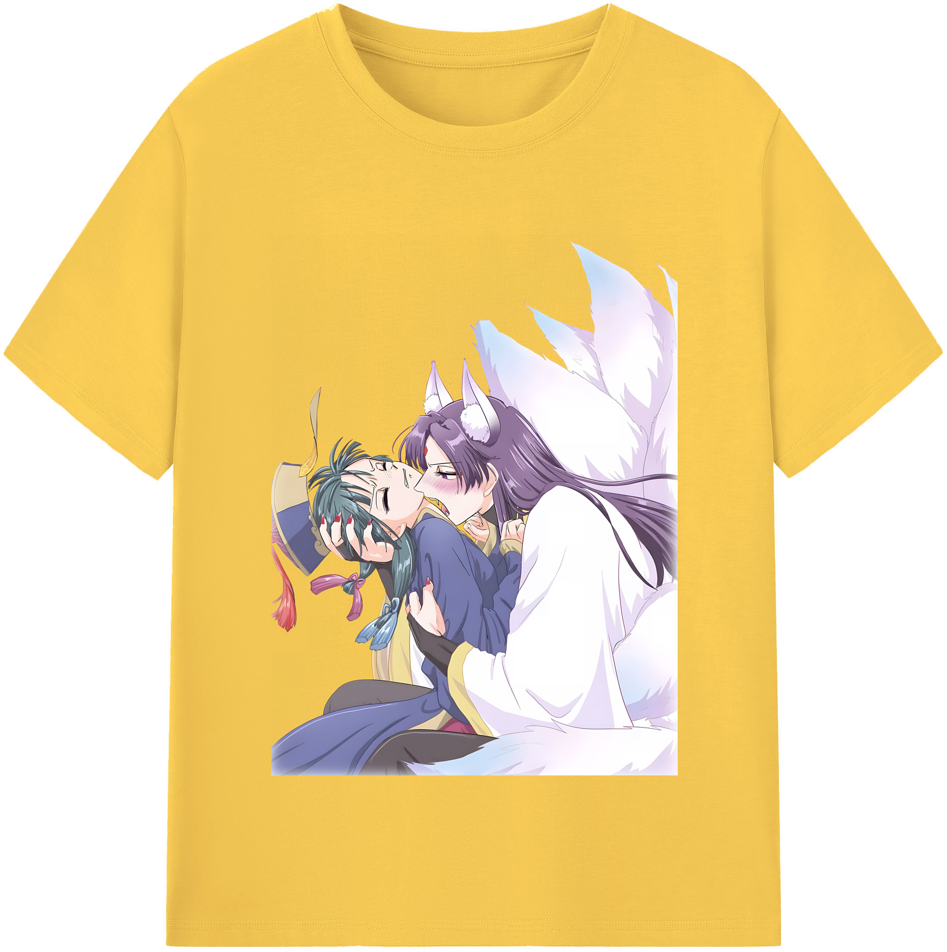 （画像用） 薬屋のひとりごと The Apothecary Diaries 綿100％半袖Tシャツ（フロントプリント）