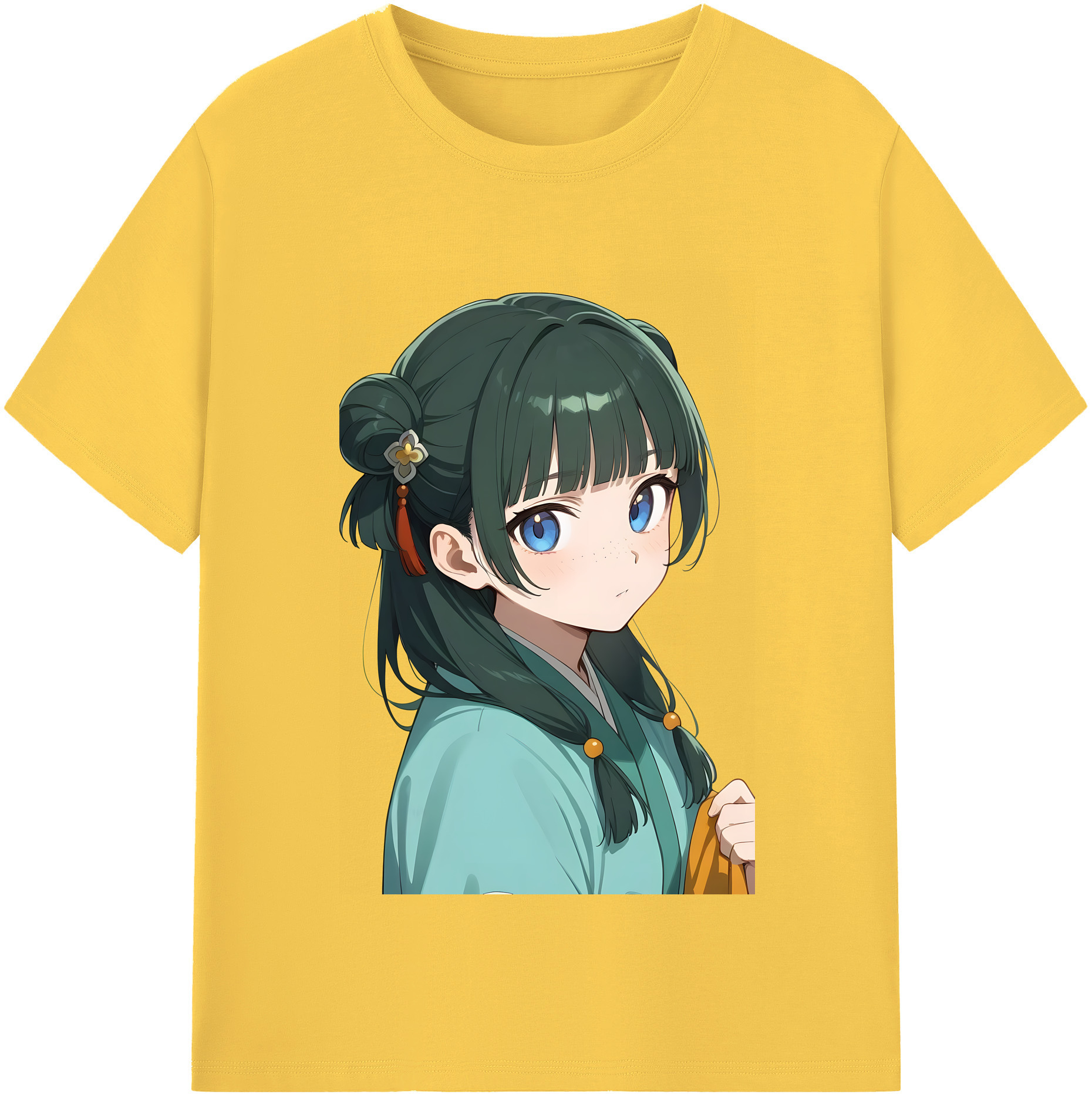 （画像用） 薬屋のひとりごと The Apothecary Diaries 綿100％半袖Tシャツ（フロントプリント）
